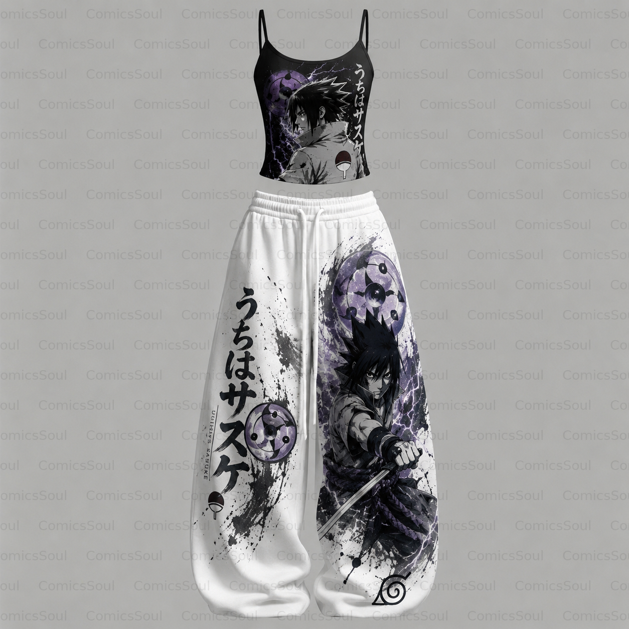 NARUTO Top & Elasticated Trousers Two-Piece Set