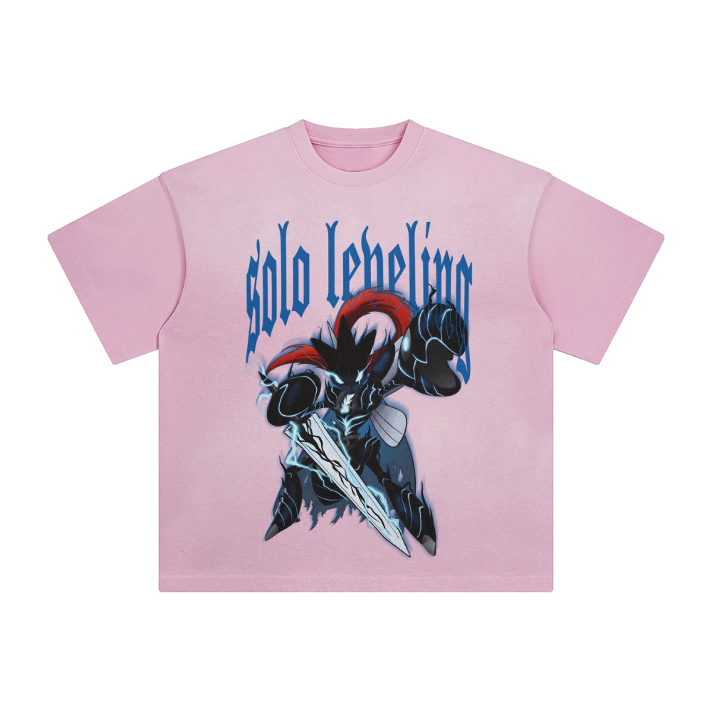 Unisex Anime Inspired Washed  Vintage T-Shirt
