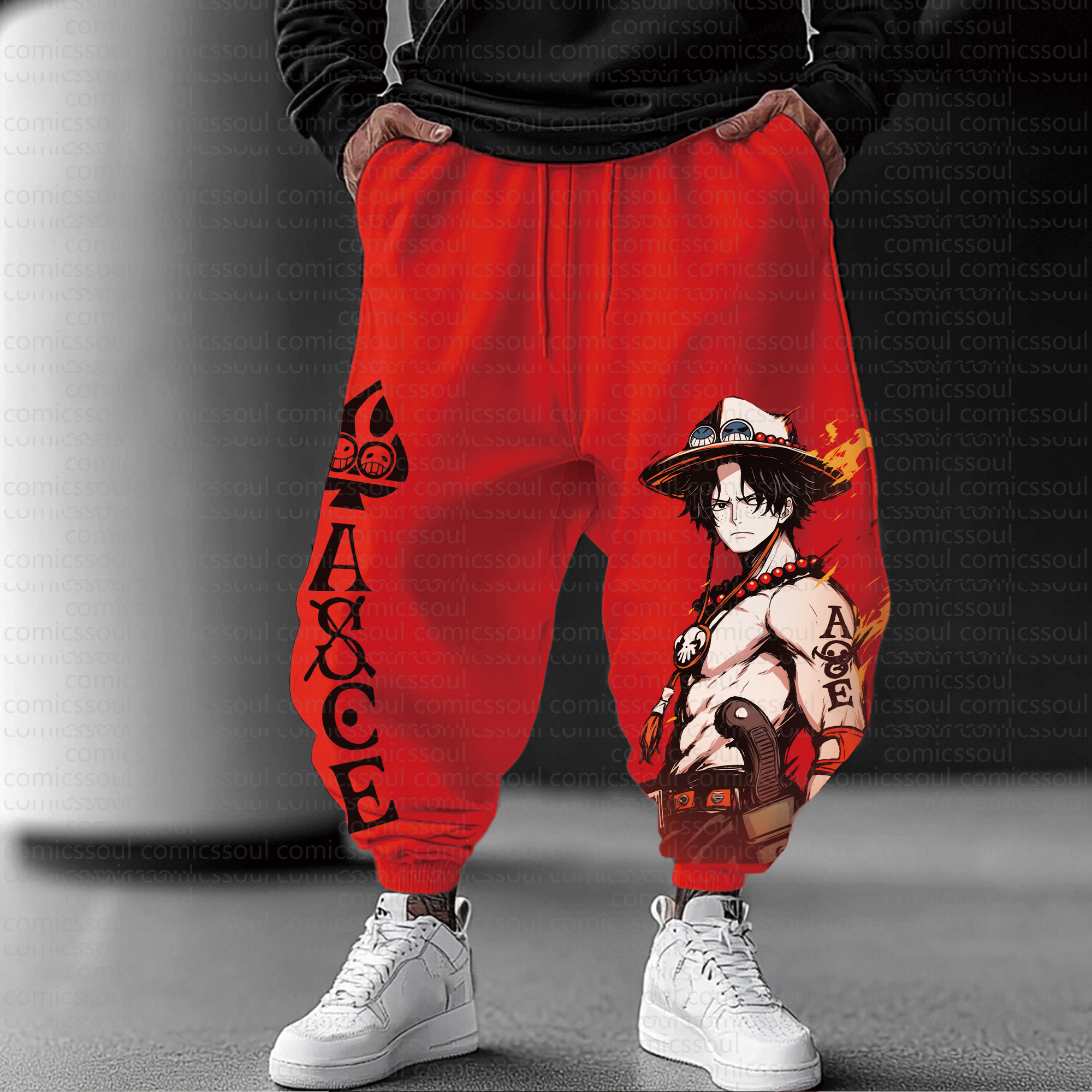 Unisex Anime Inspired Vintage Pants丨Comicssoul