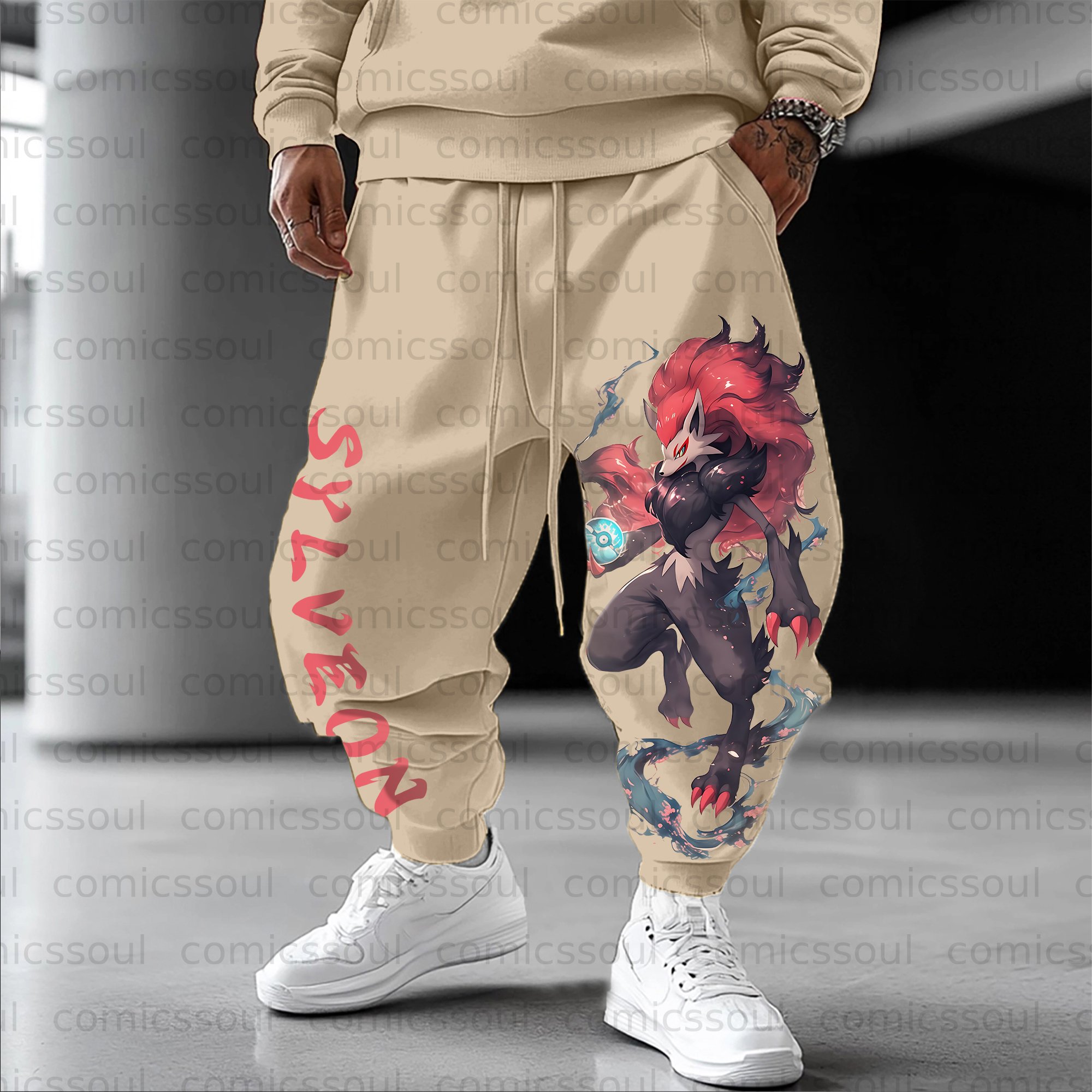 Unisex Anime Inspired Vintage Pants