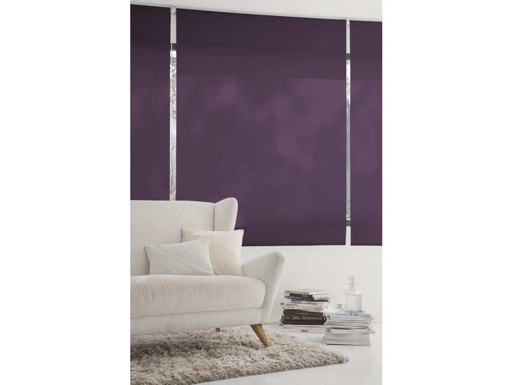Casaplu | Estores Enrollables Lisos Translucidos | 180 x 235 cm (Ancho por Alto) Tamaño de Tela 177 x 230 cm | Modelo GOVE Color Violeta