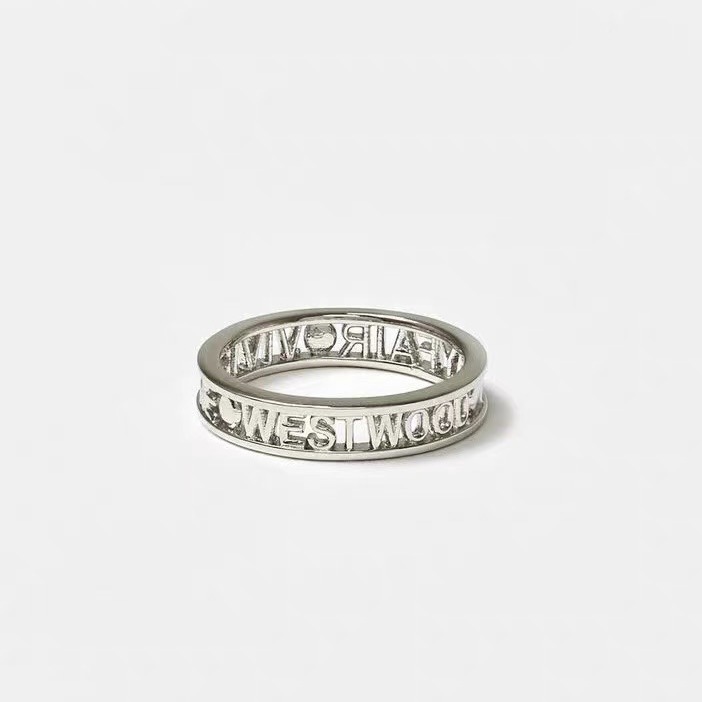 Vivienne Westwood Hollow Letters Ring - Original Replica Club