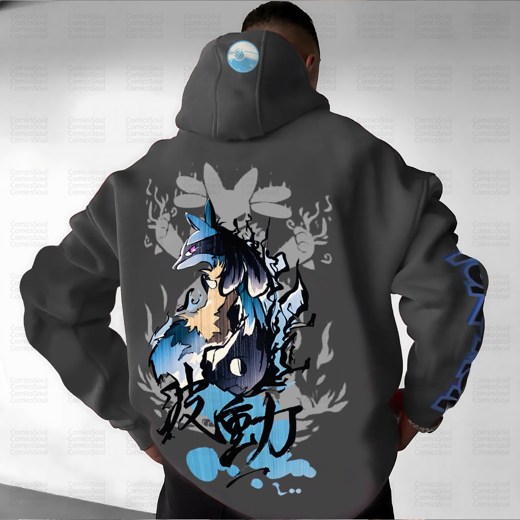 Unisex “Comicssoul” Anime Graphic Streetwear Vintage Hoodie