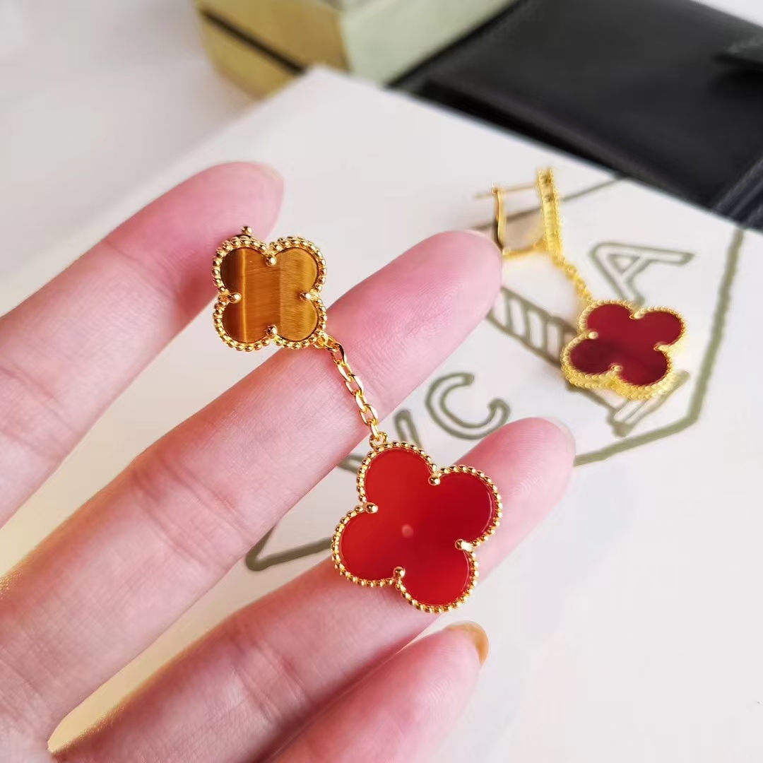 VCA Magic Alhambra Earrings 2 Motifs - Original Replica Club