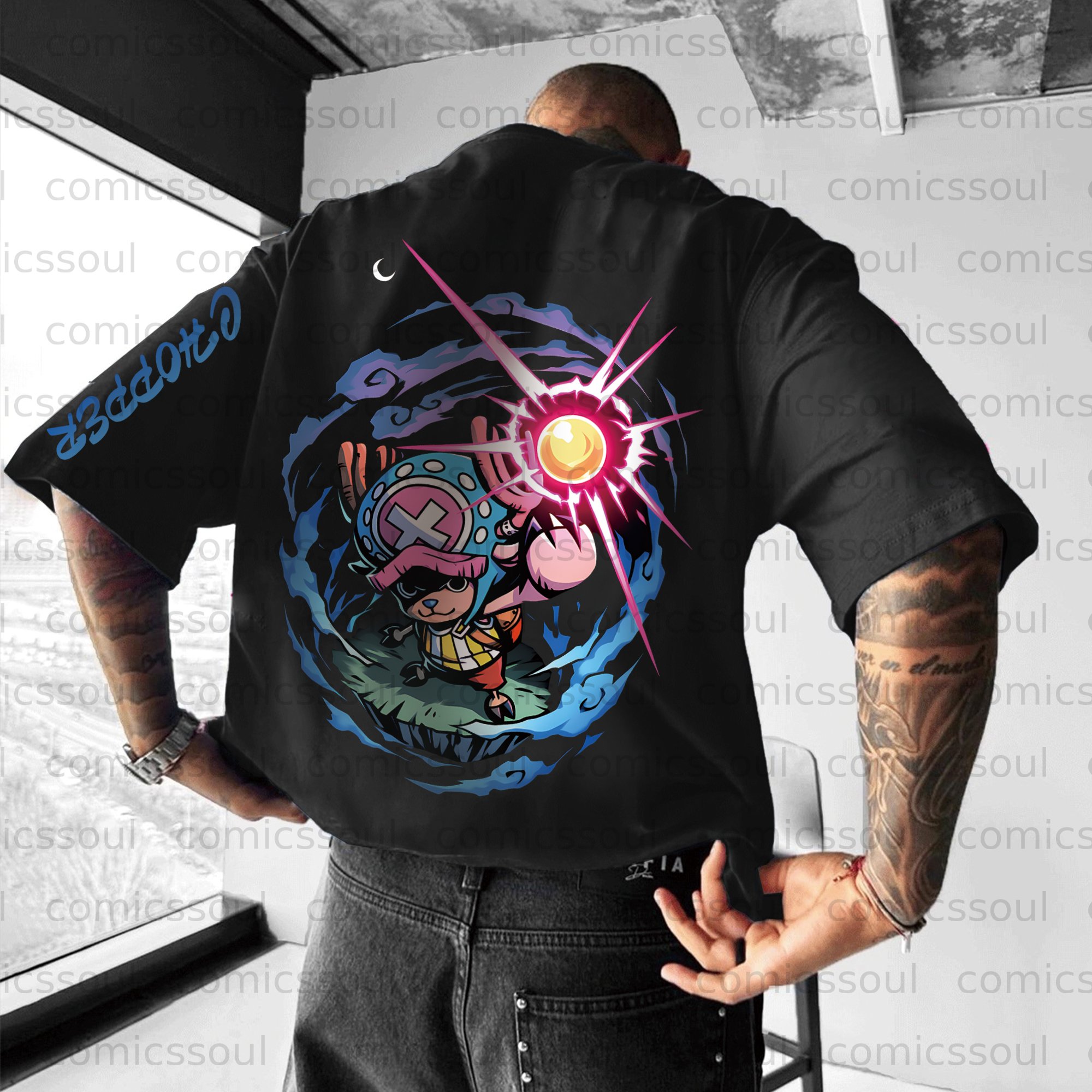 Unisex Anime Inspired Vintage T-Shirt
