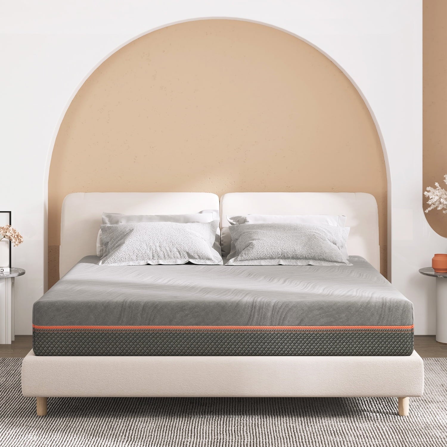 10 inch King Gel Memory Foam Mattress in a Box. King Size