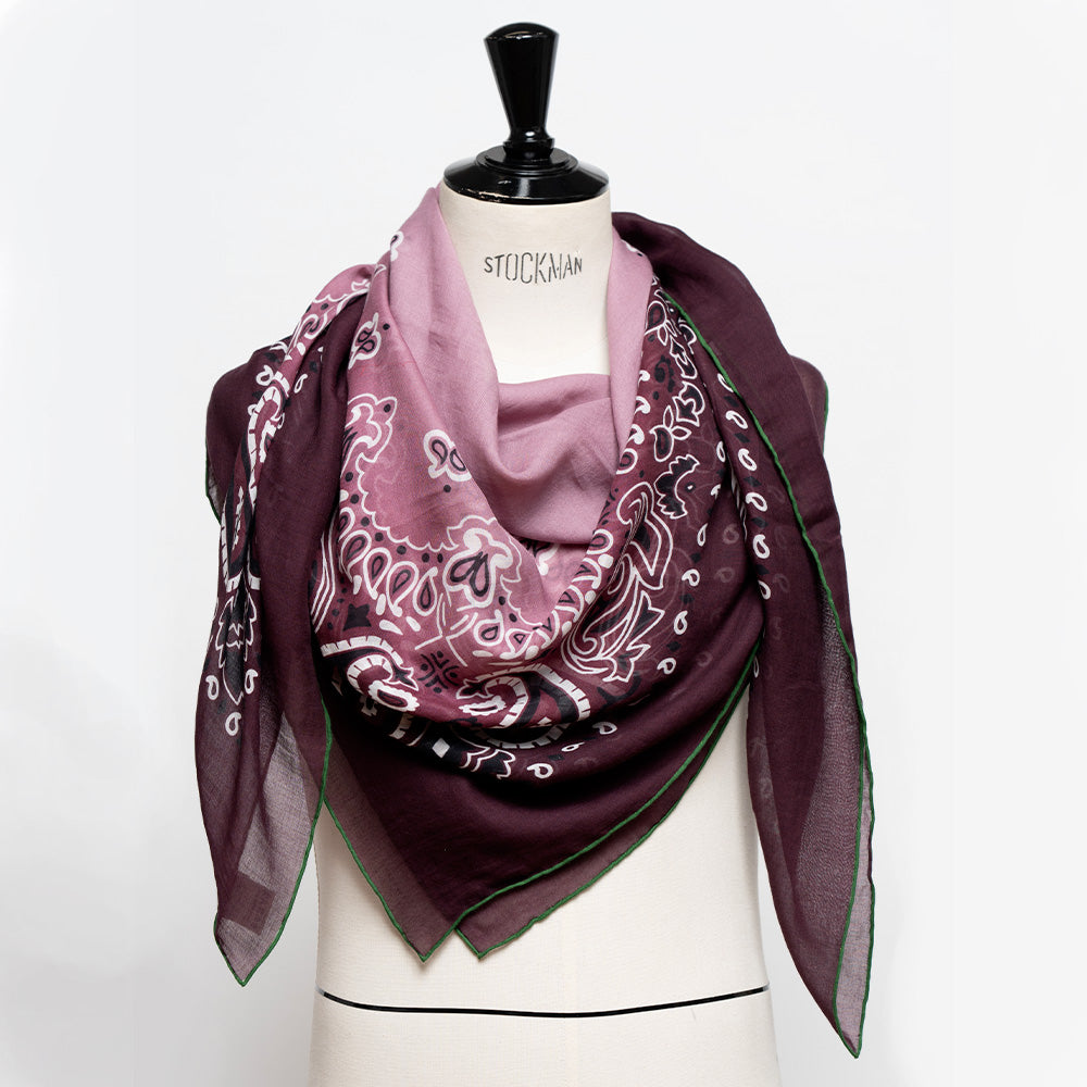 Destin - Foulard Sfumato - Pourpre
