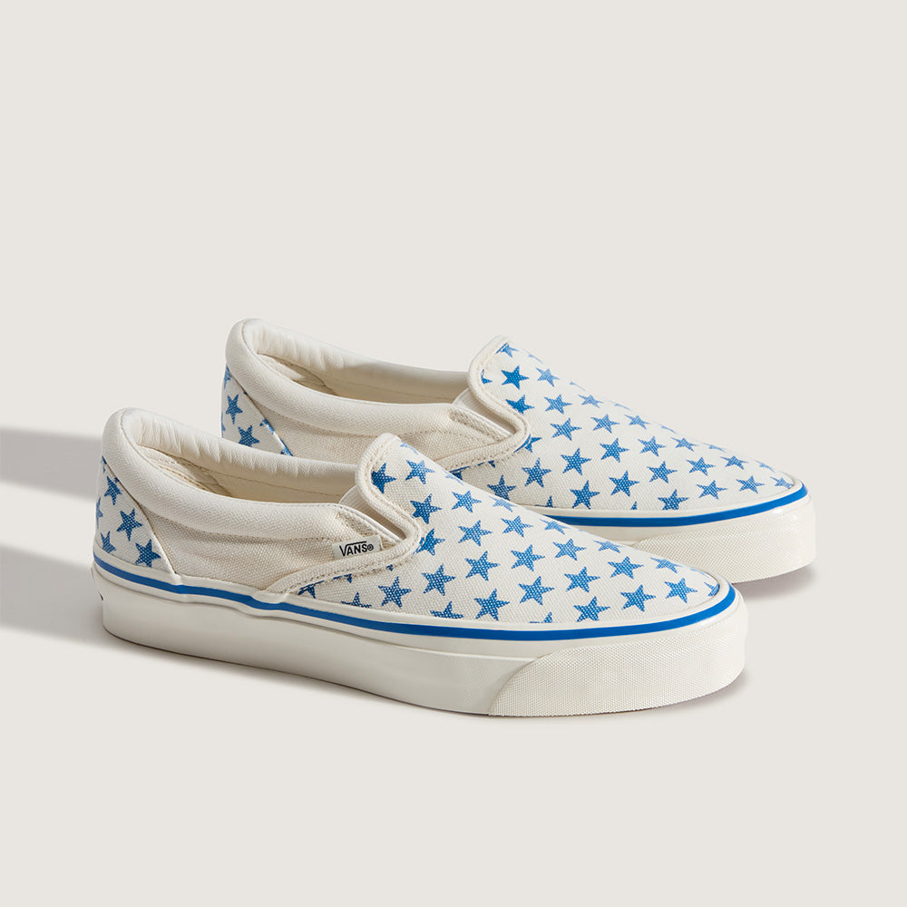 Vans - Classic Slip-On 98 Stars - Bleu & Marshmallow