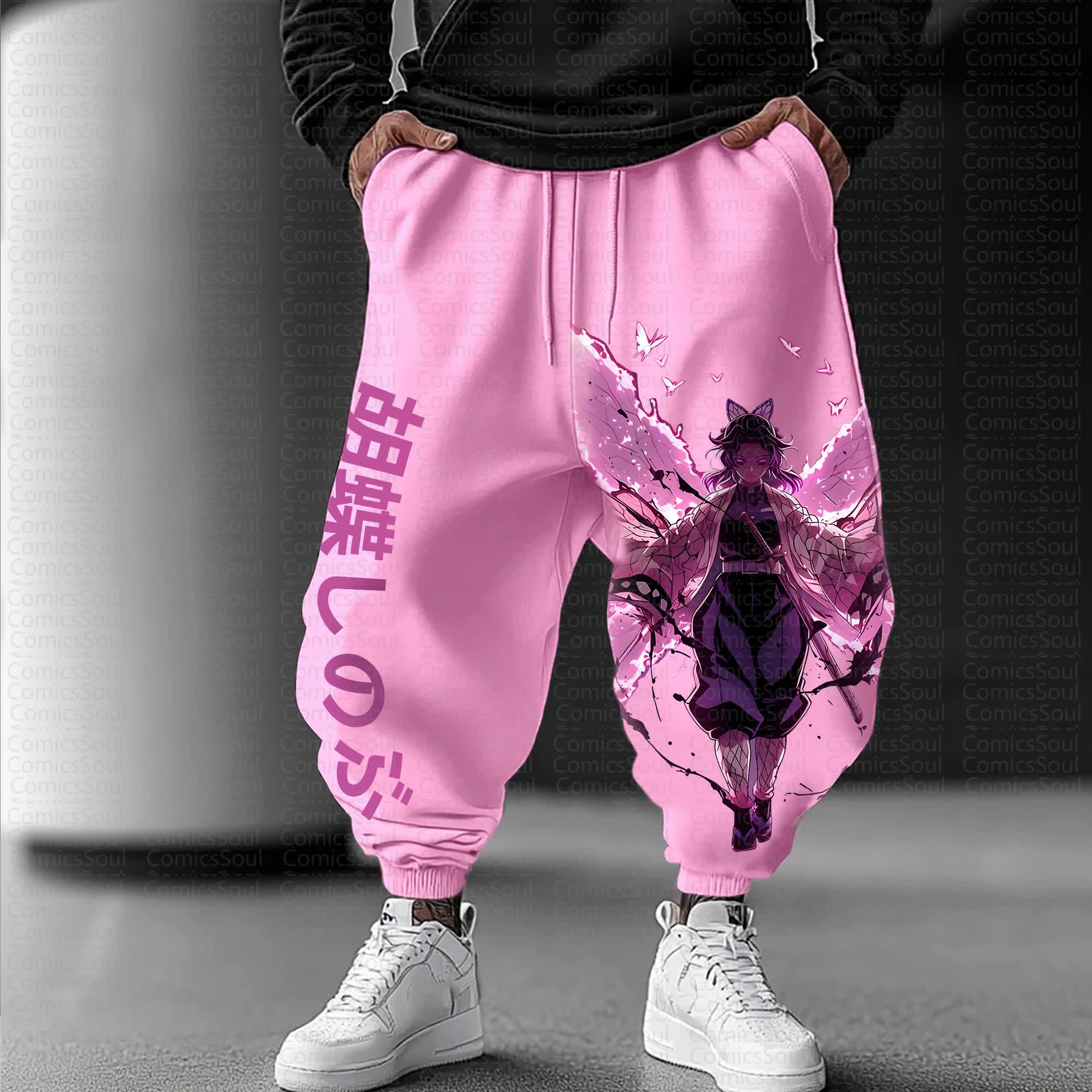 Unisex Anime Inspired Vintage Pants丨Comicssoul