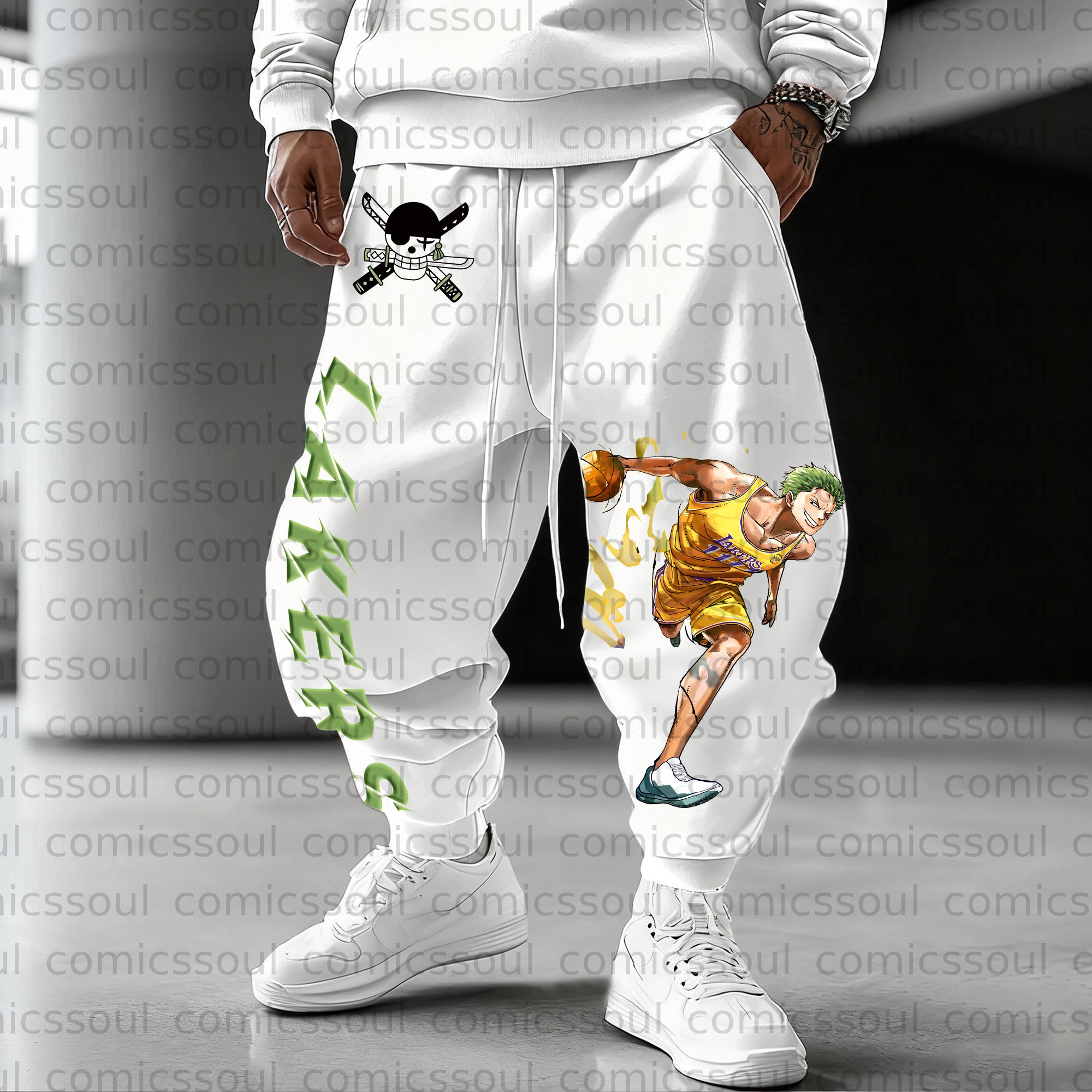 Unisex Anime Inspired Vintage Plush Pants