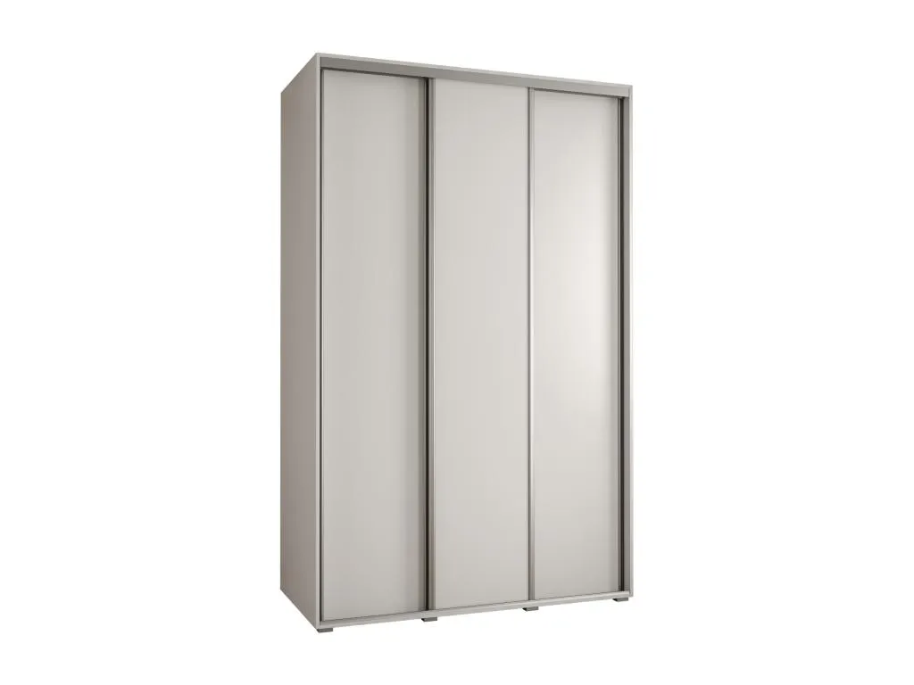 ARMARIO Boverdeco 1 DE PUERTAS CORREDERAS 235.2/120/45 3 puertas (Blanco/Blanco/Plata)