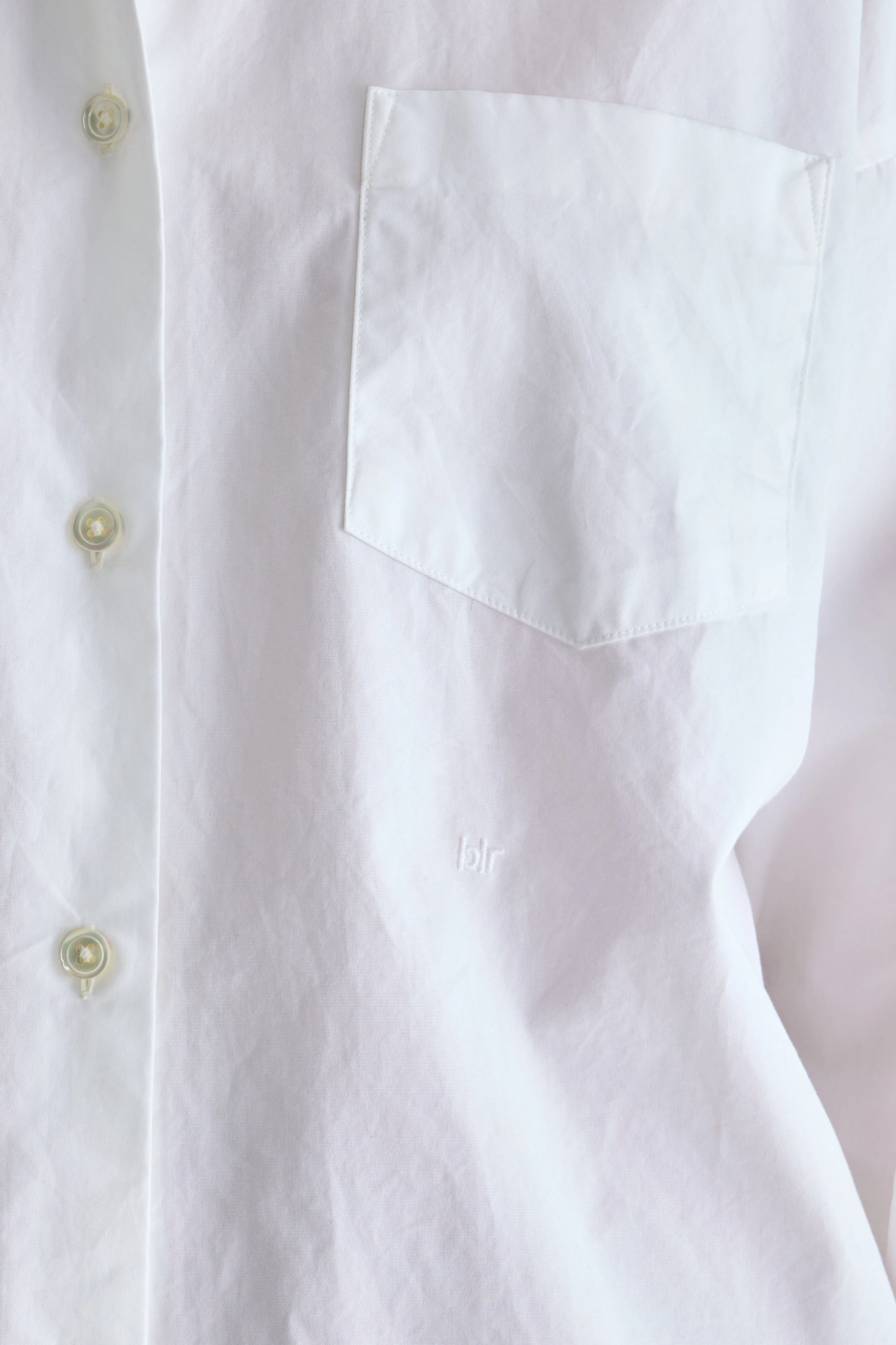 Bellerose Giorgia white poplin shirt (252 / W / WHITE)