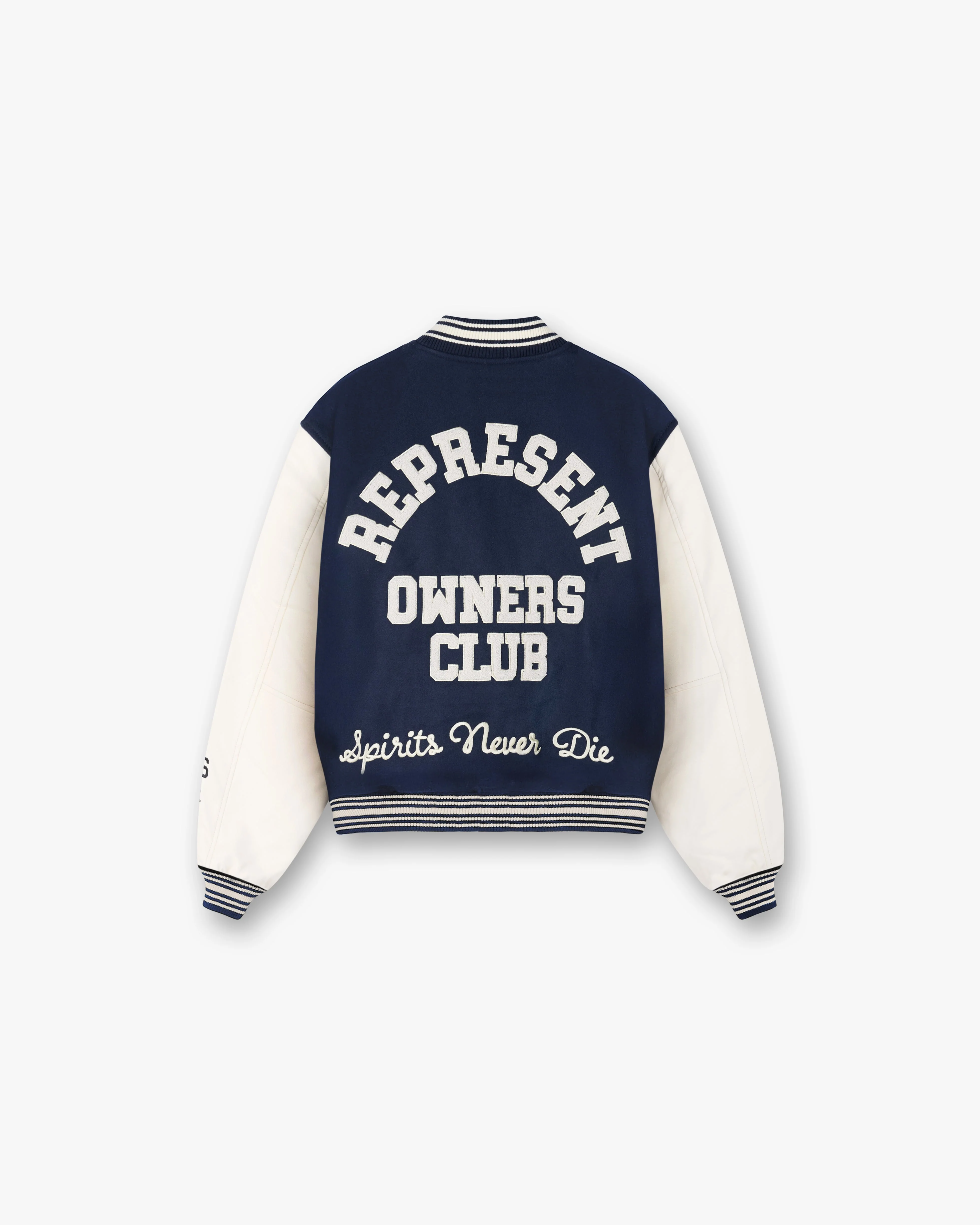 Represent Owners Club Varsity Jacket - Midnight Navy