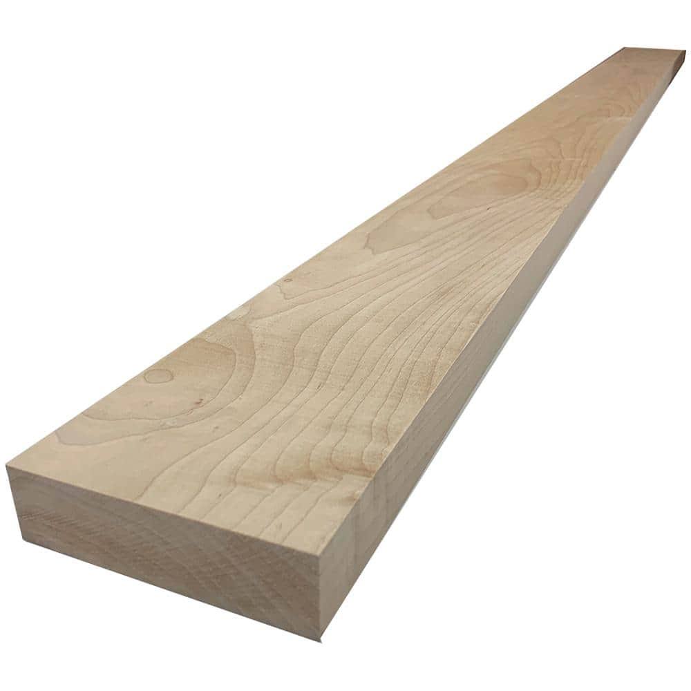 Swaner Hardwood 2 in. x 6 in. x 8 ft. Maple S4S Board(Maple/2 in. X 6 in. X 8 ft)