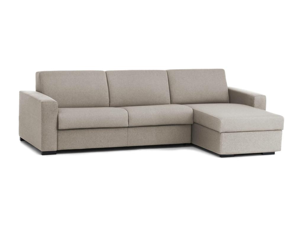 Sofá cama rinconero Decohoguera Made in Italy con península abatible y reposabrazos MP0979002