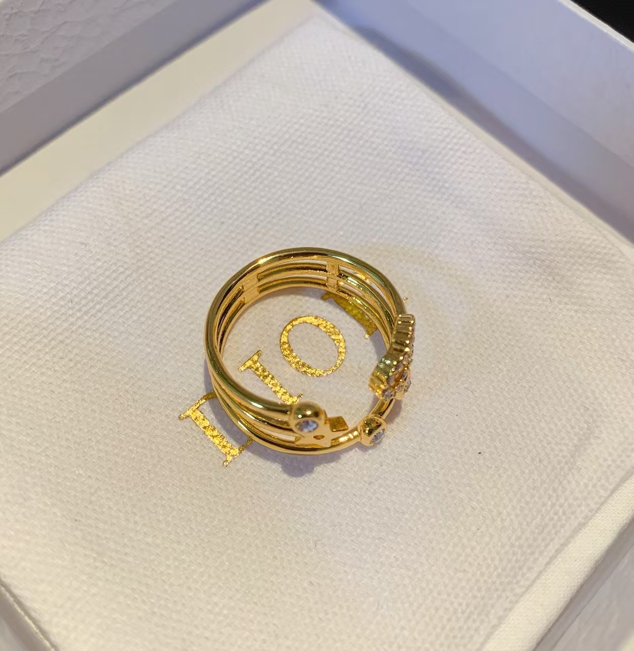 Dior CD Three Layers Ring - Original Replica Club