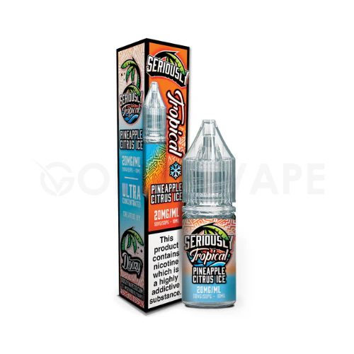 Pineapple Citrus Ice 10ml Nic Salt E-Liquid By Seriously Tropical