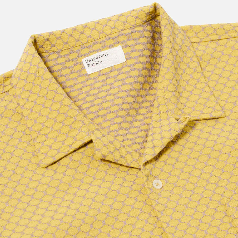 Universal Works - Chemise Mykonos Road - Jaune