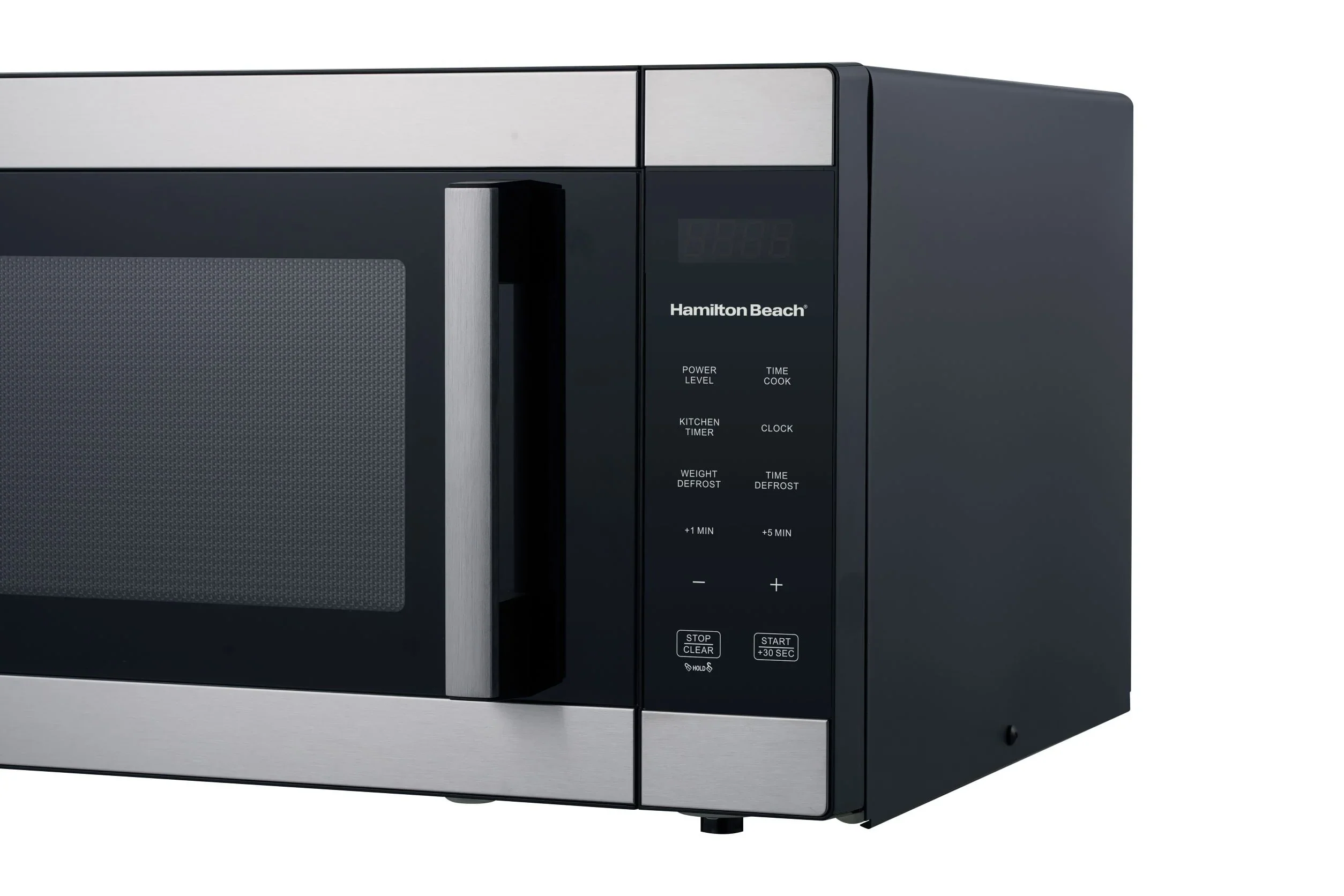 Hamilton Beach 1.6 cu ft Sensor Cook Countertop Microwave Oven in Stainless Steel
