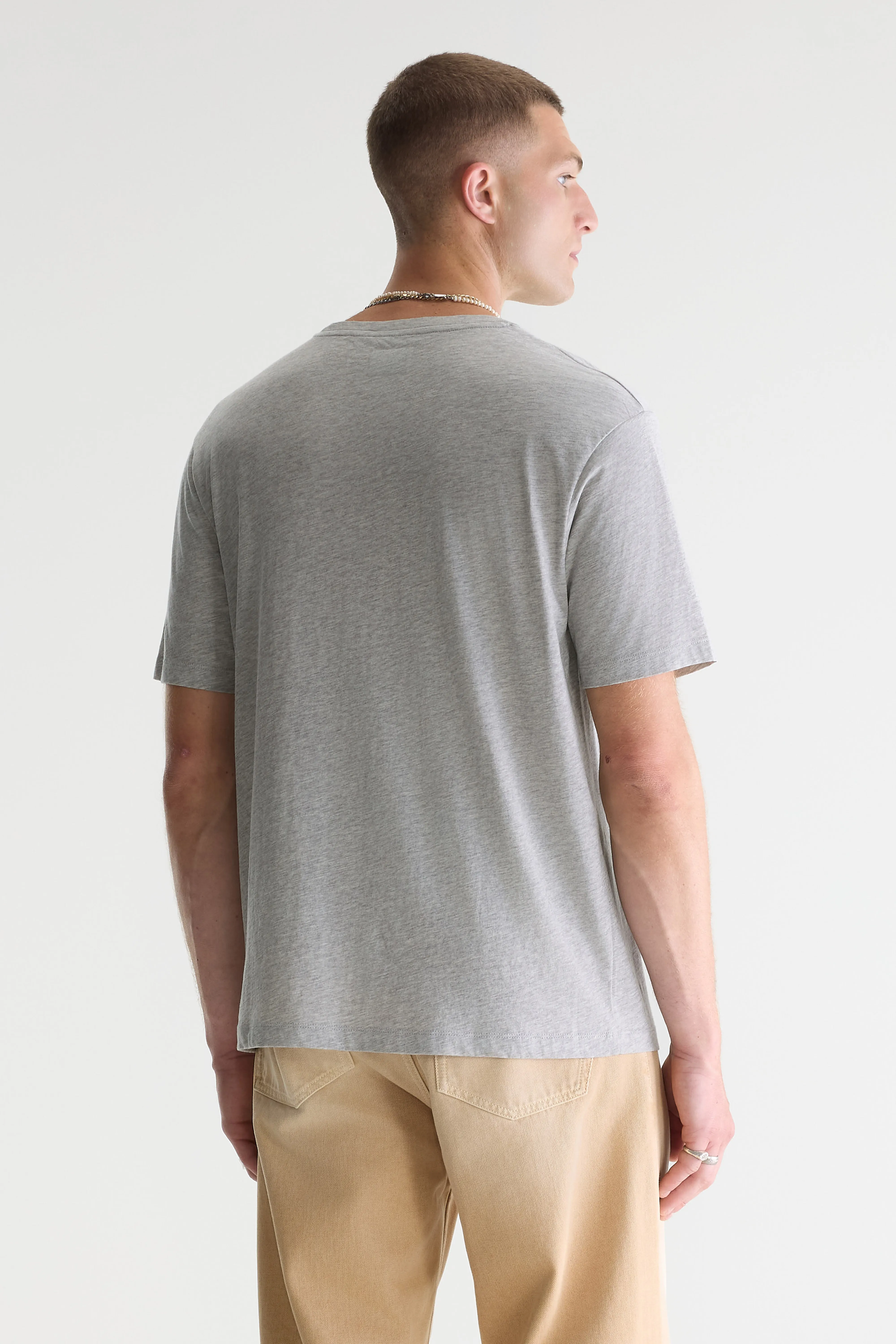 Bellerose Vinx grey short-sleeve t-shirt (242 / M / H. GREY)