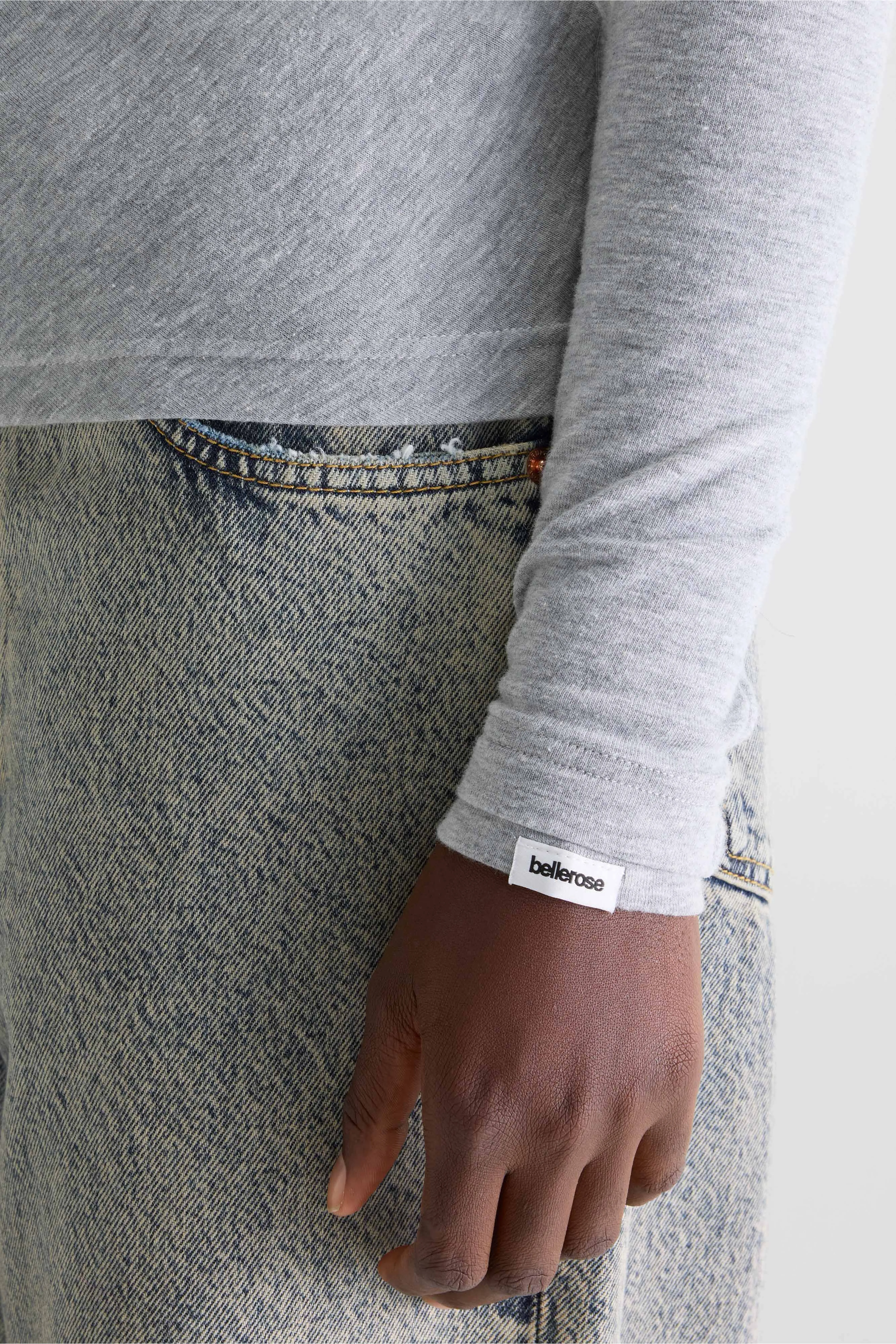 Bellerose Mendy long-sleeve t-shirt (261 / W / H. GREY)