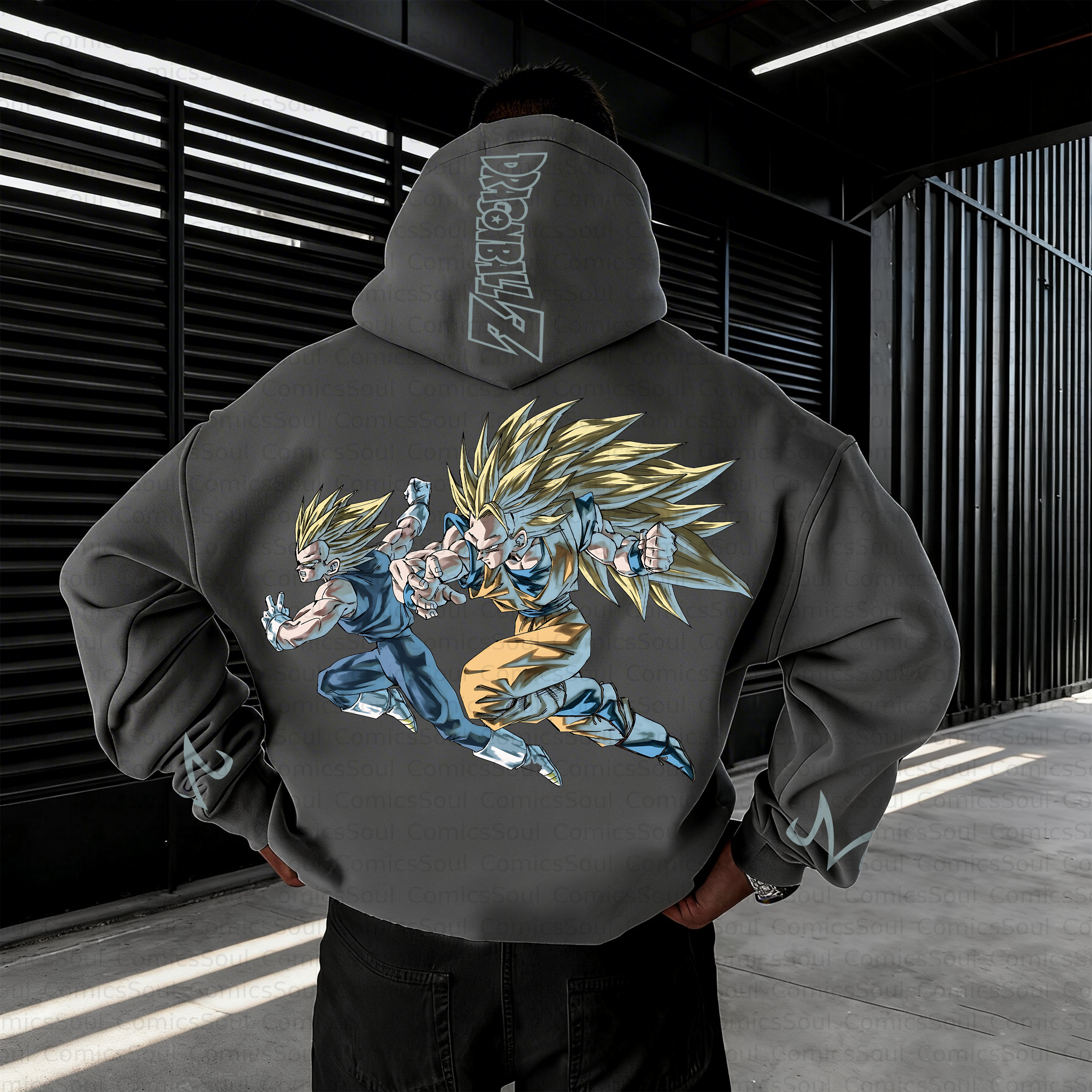 Unisex Anime Inspired Vintage Plush Hoodie