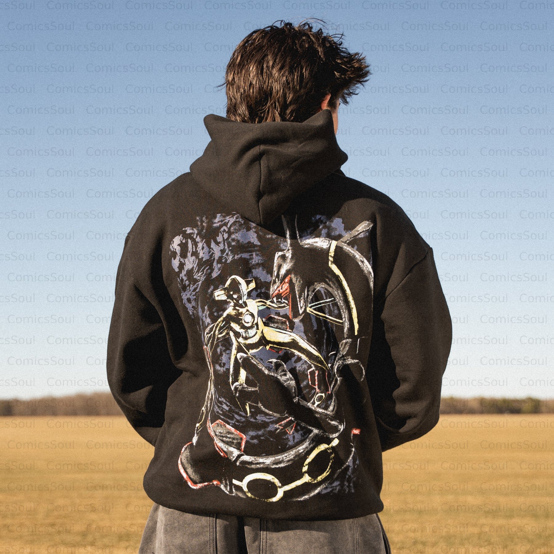 Unisex Anime EMERALD  Streetwear Vintage Hoodie