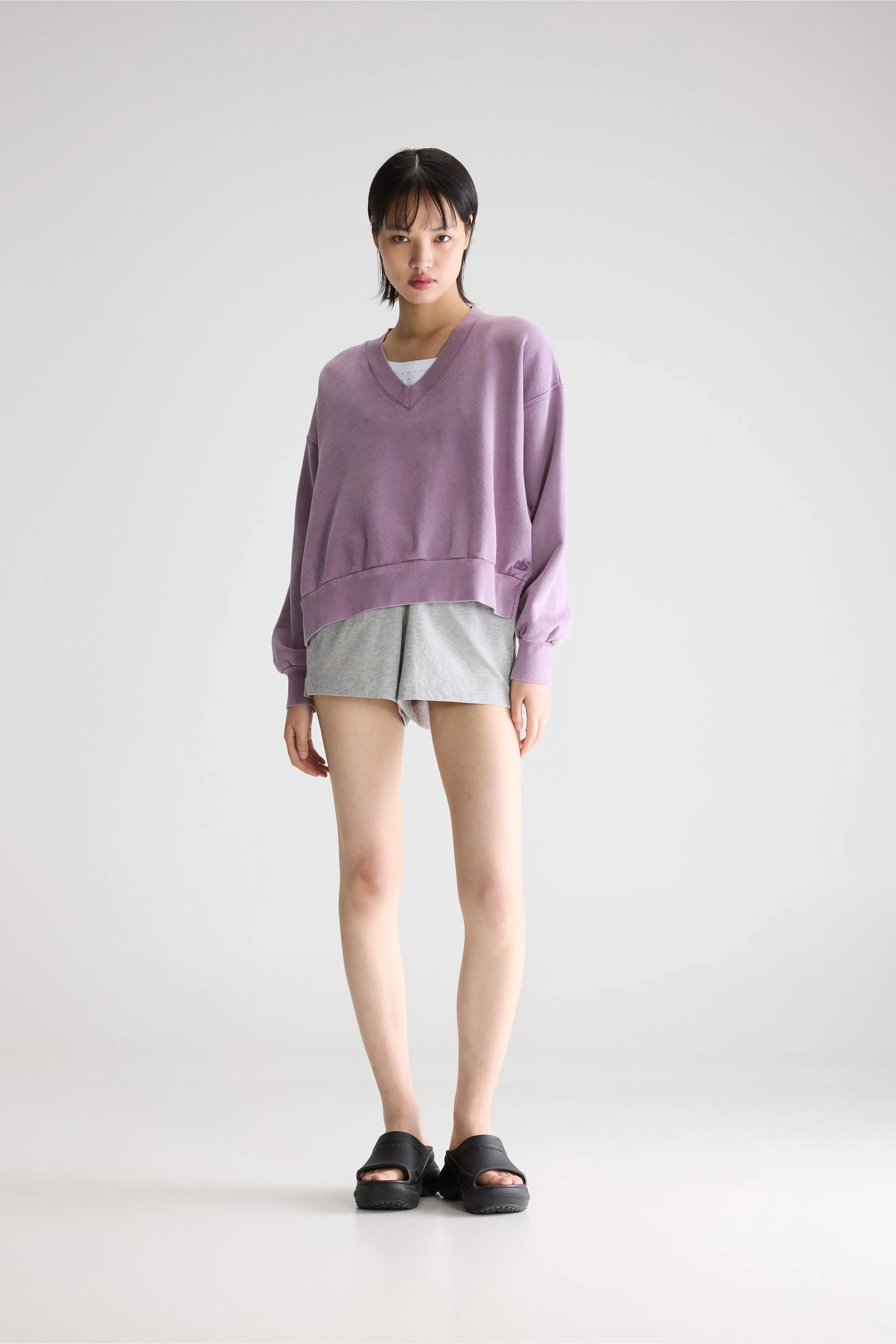 Bellerose Varola v-neck sweatshirt (261 / W / CROCUS)