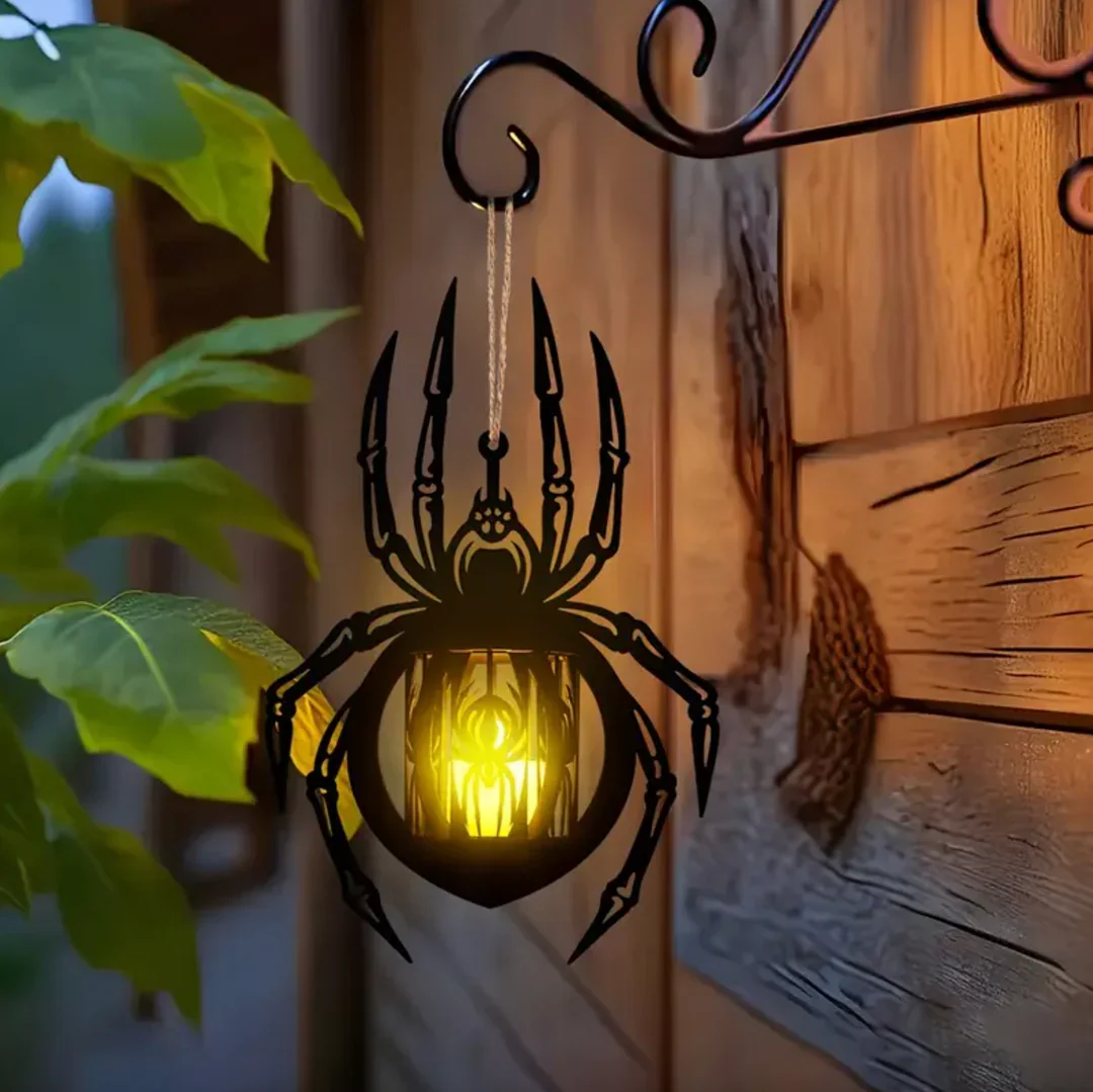 Noctura™ – Spider Lantern Candle Holder