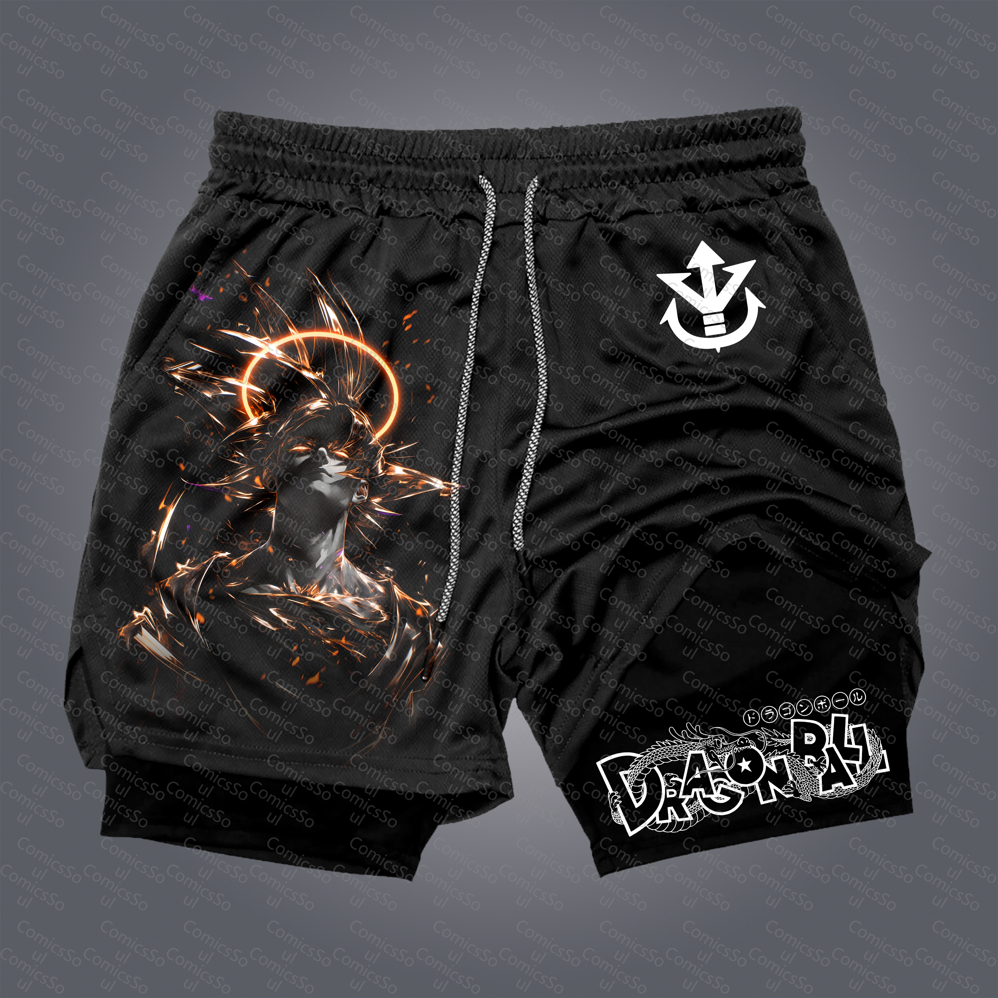 Unisex  Casual Anime Streetwear Shorts
