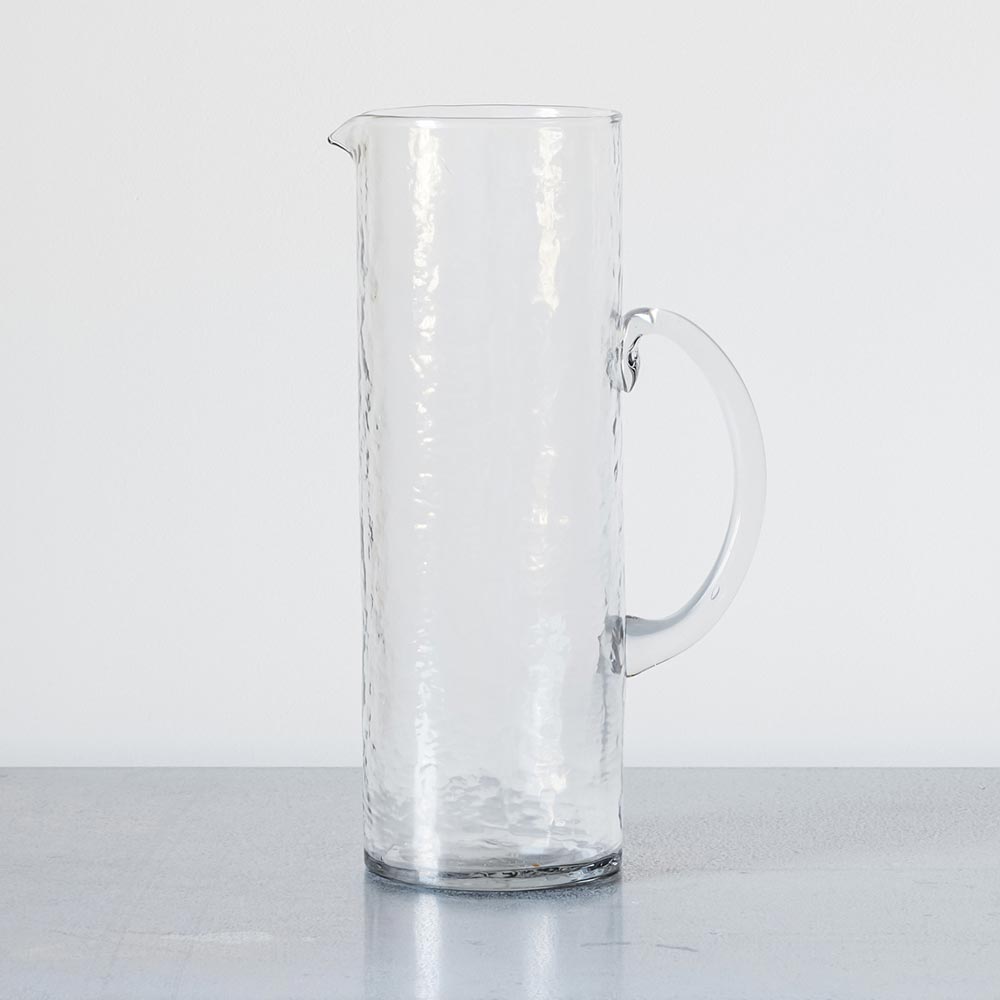 Carafe martelée - Transparent