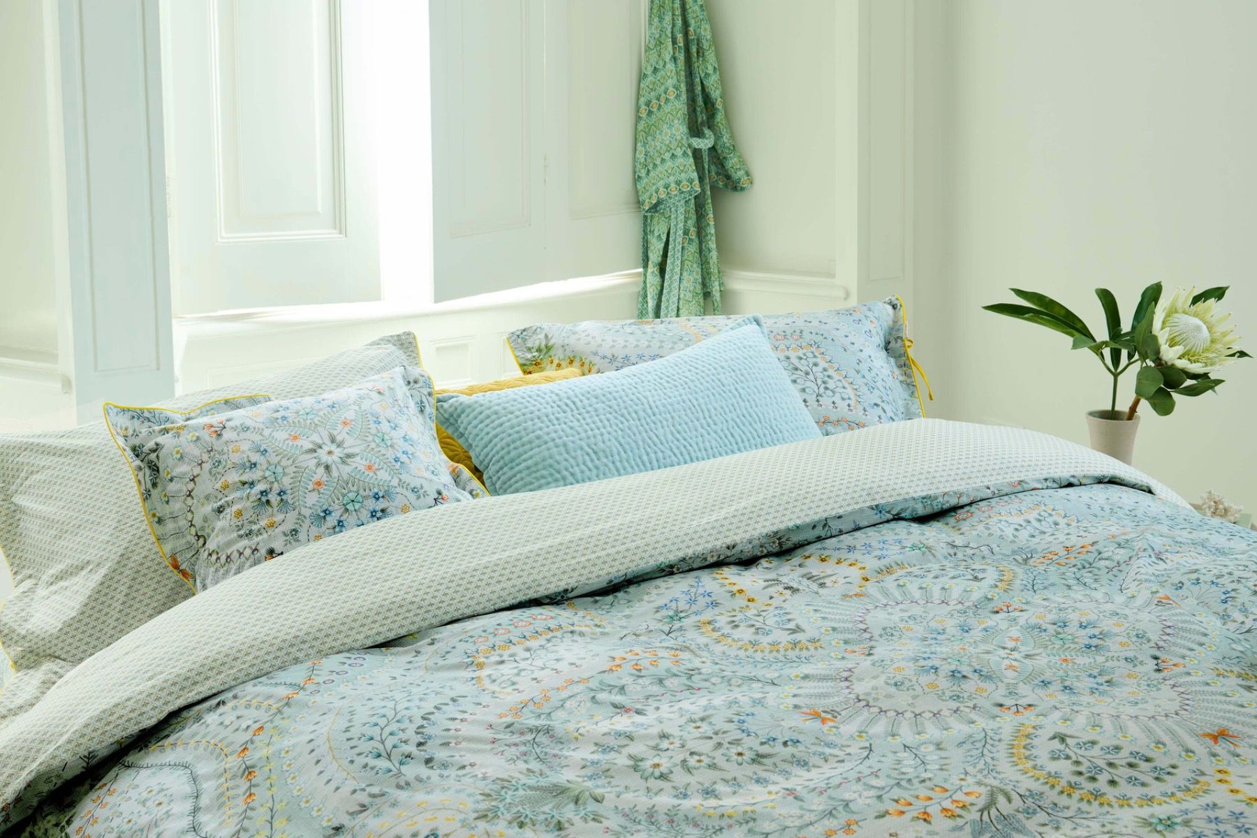 Duvet Cover Set Alfombra Light Blue