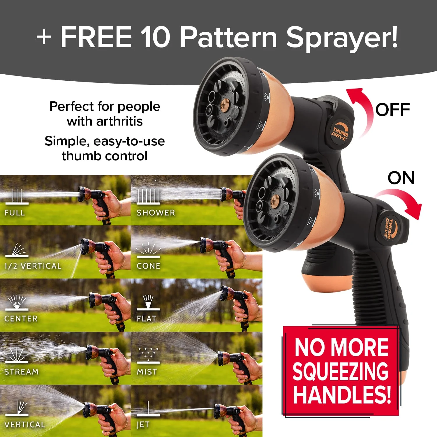 Copper Bullet by Pocket Hose, 3/4" Ultra-Light x 100 ft Expandable Garden Hose with Spray Nozzle - Image 6