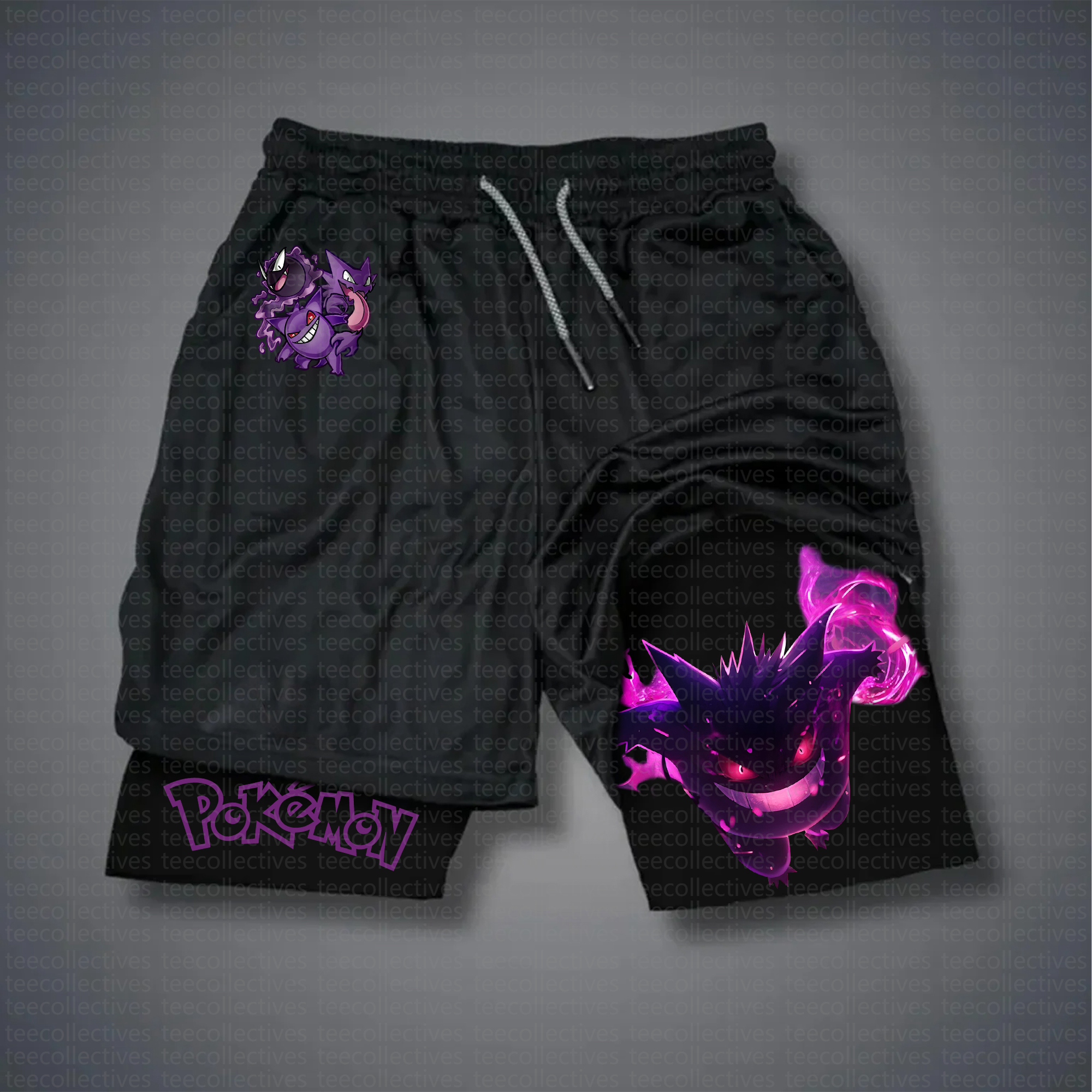 Unisex “Pokemon” Casual Streetwear Shorts
