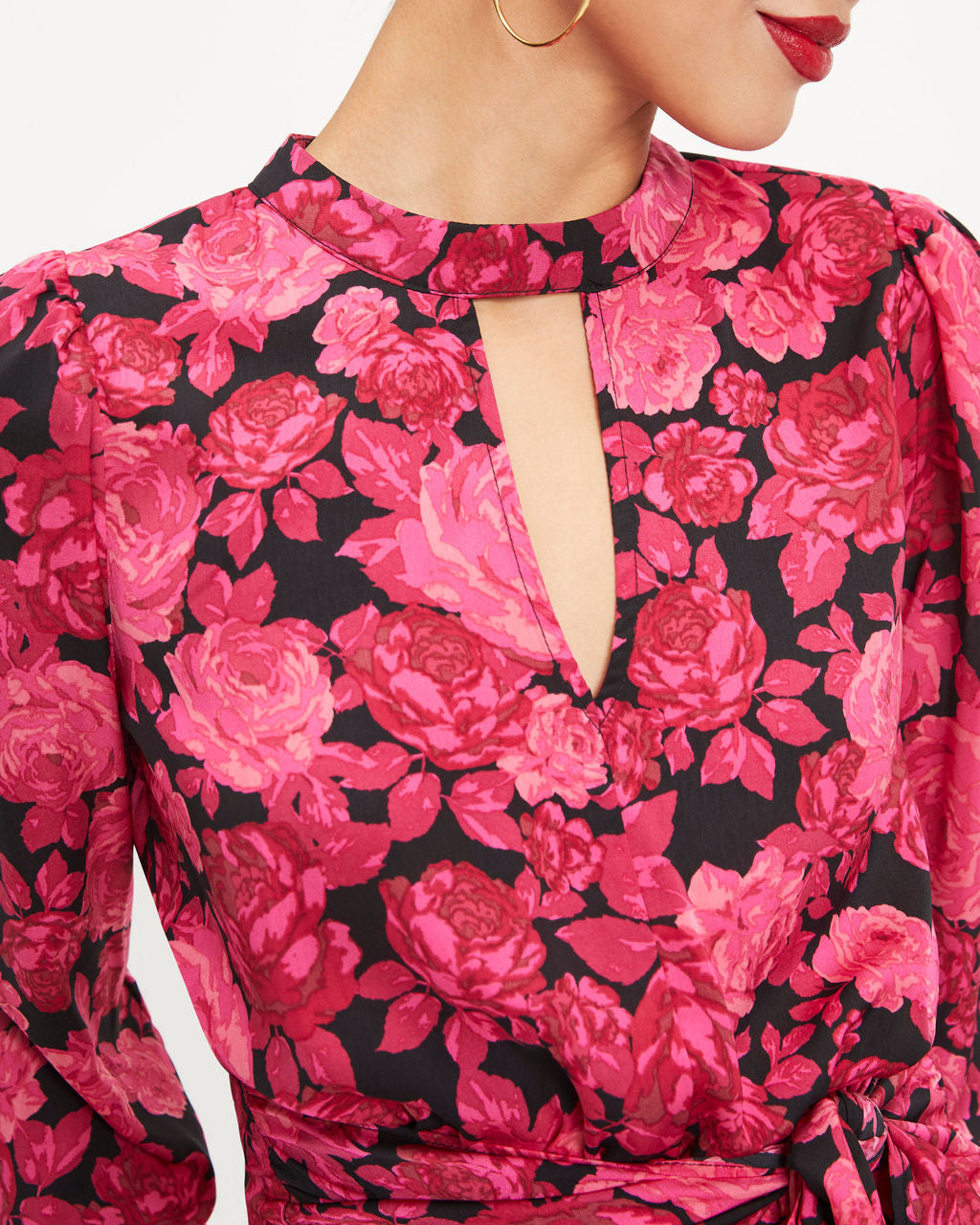 Jenna Floral Cutout Mini Dress - Se7enfashion