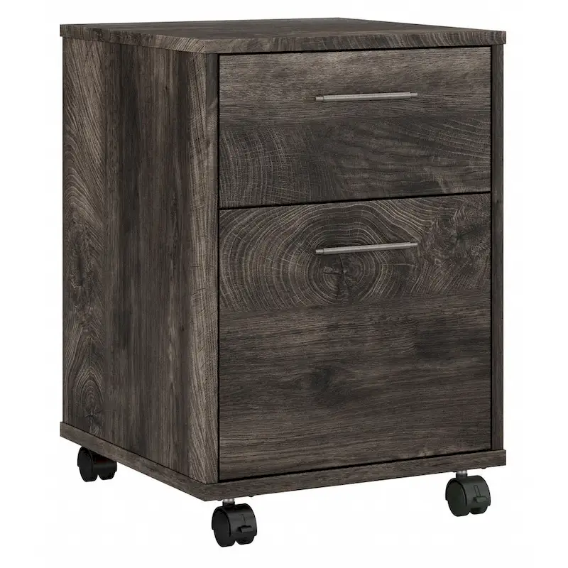 Bush Furniture Key West Mobile File Cabinet with 2 Drawers