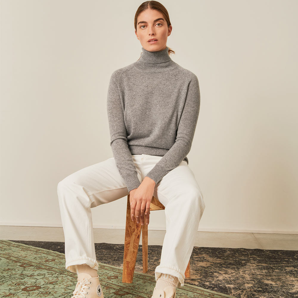 Merci - Pull en cachemire - Alix Gris