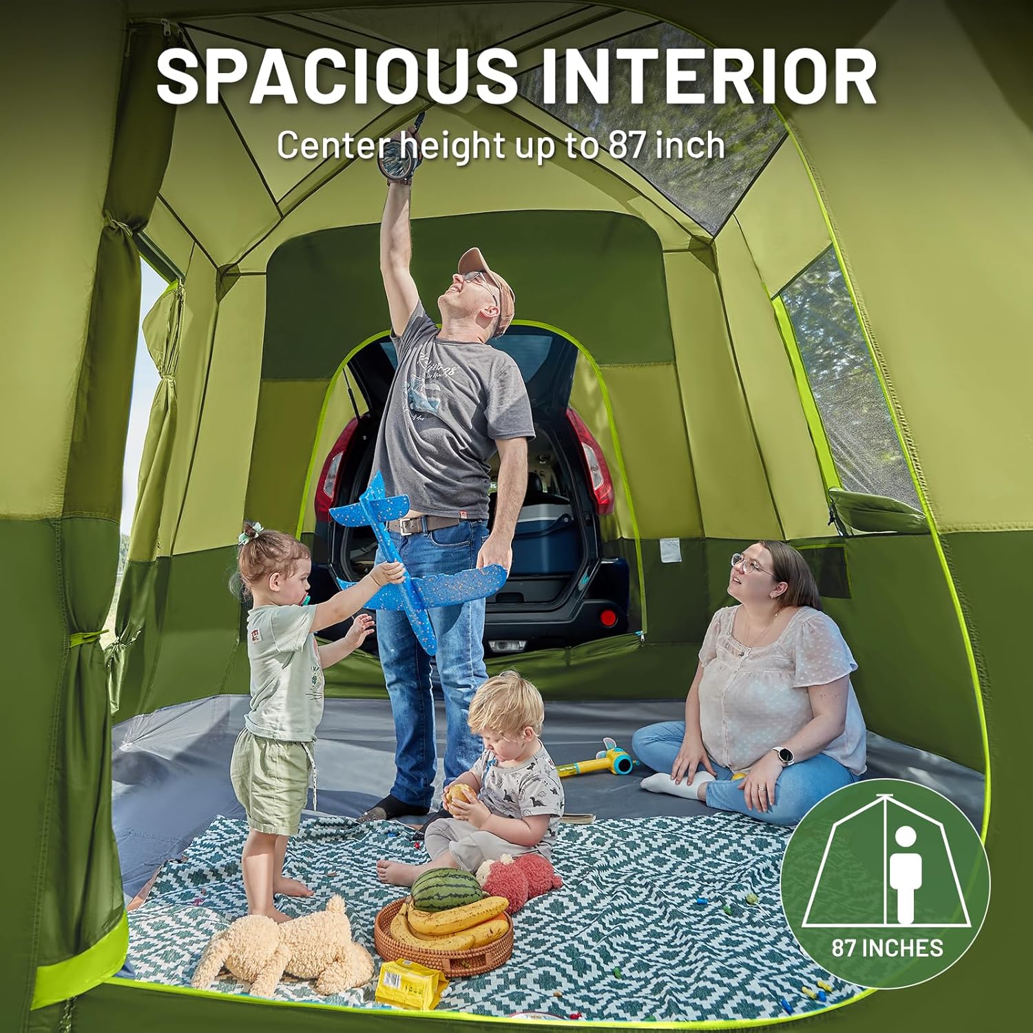 TIMBER RIDGE SUV Tent, 5-9 Person, 13' W x 10' L x 7.1' H - Image 22 TIMBER RIDGE SUV Tent, 5-9 Person, 13' W x 10' L x 7.1' H - Image 22