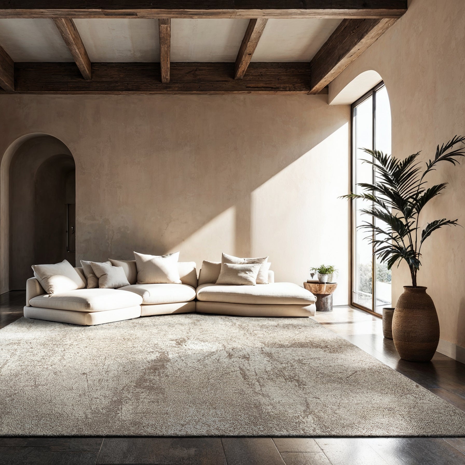 Louis de Poortere Sol Vloerkleed 140 x 200 cm - Albatre