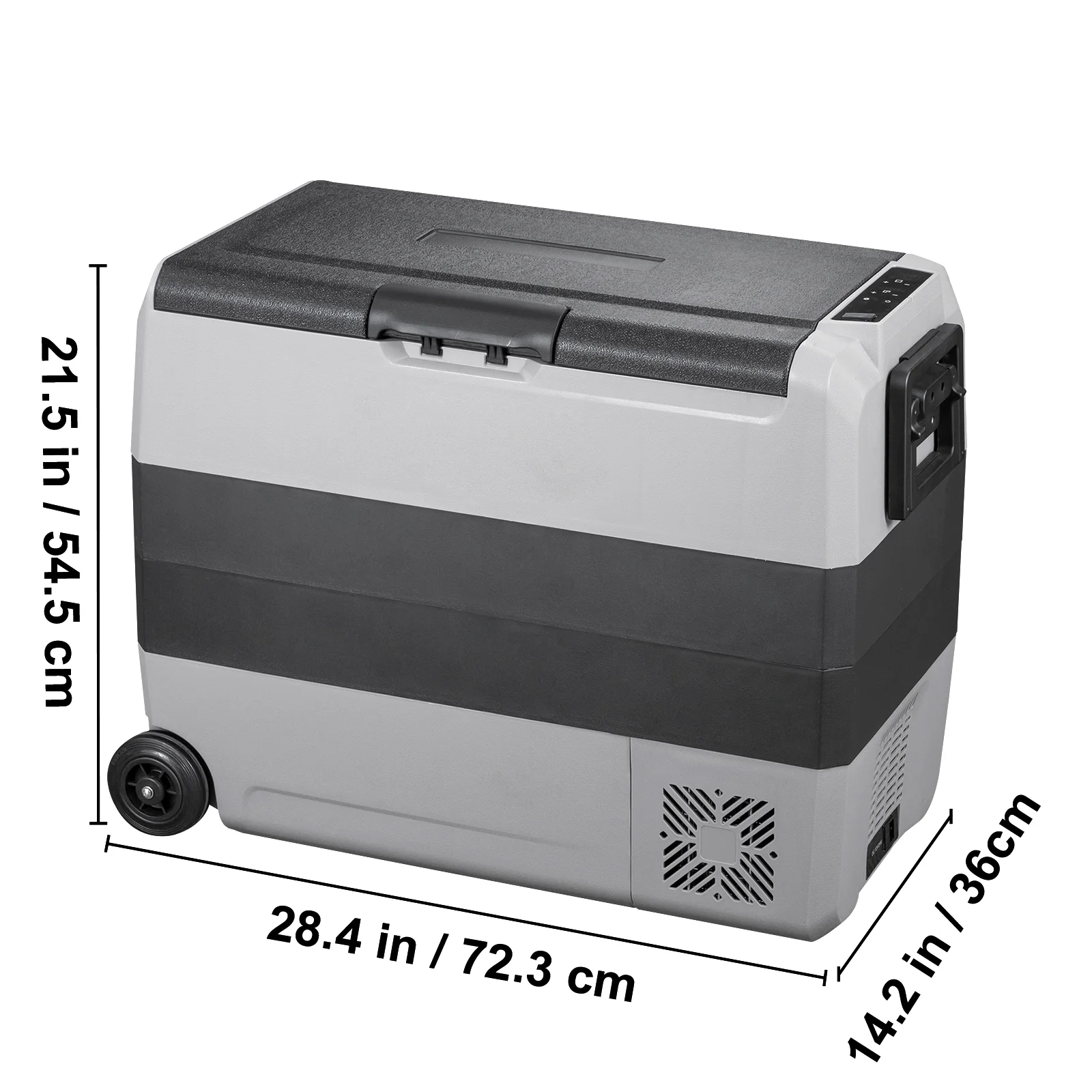VEVOR Car Refrigerator 48Qt, Dual Zone Car Fridge Freezer12/24V DC & 110-240V AC Electric Compressor Cooler for Truck Vehicle RV - Image 17