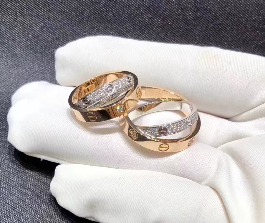 Cartier LOVE Ring - Mixed Metal Color - Original Replica Club