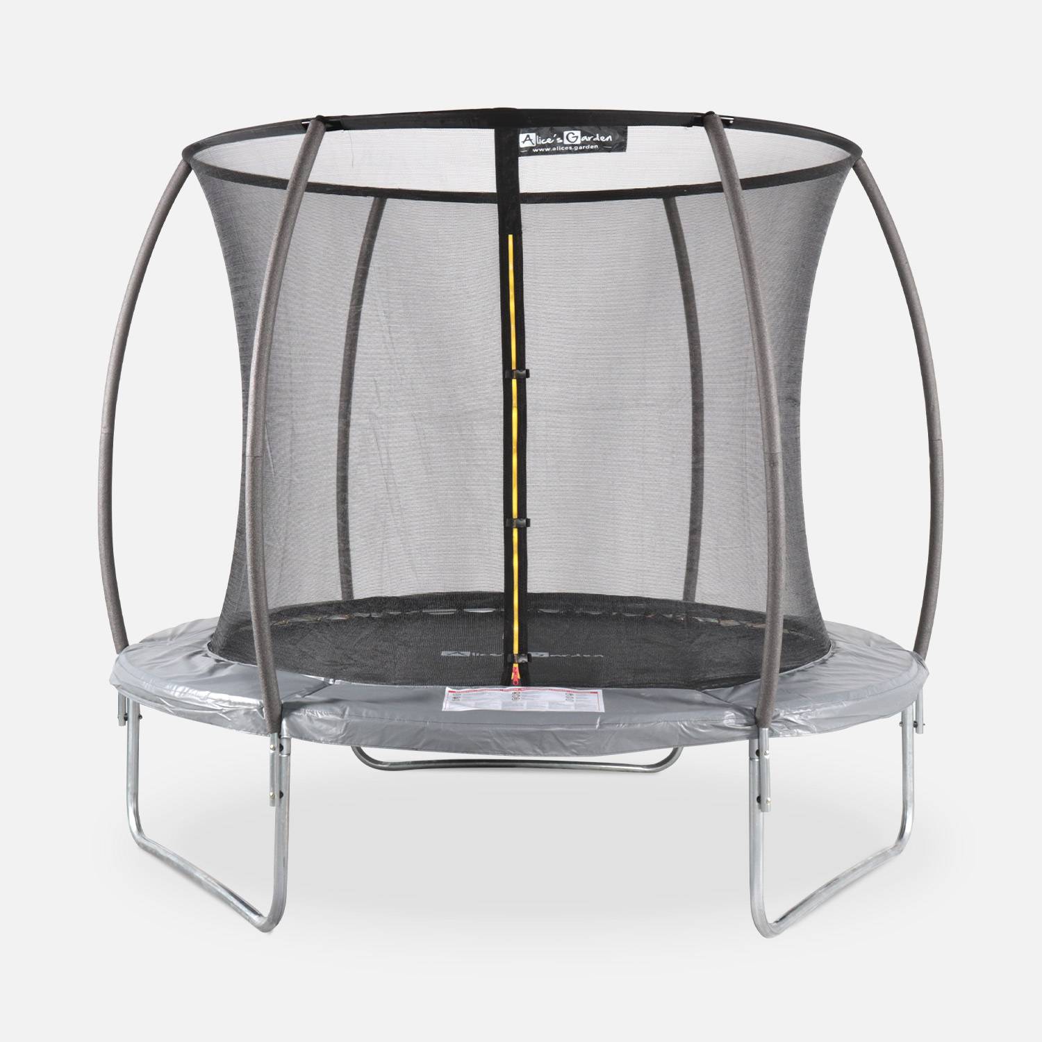 Pluton Inner - Cama elástica con red interior de 250cm