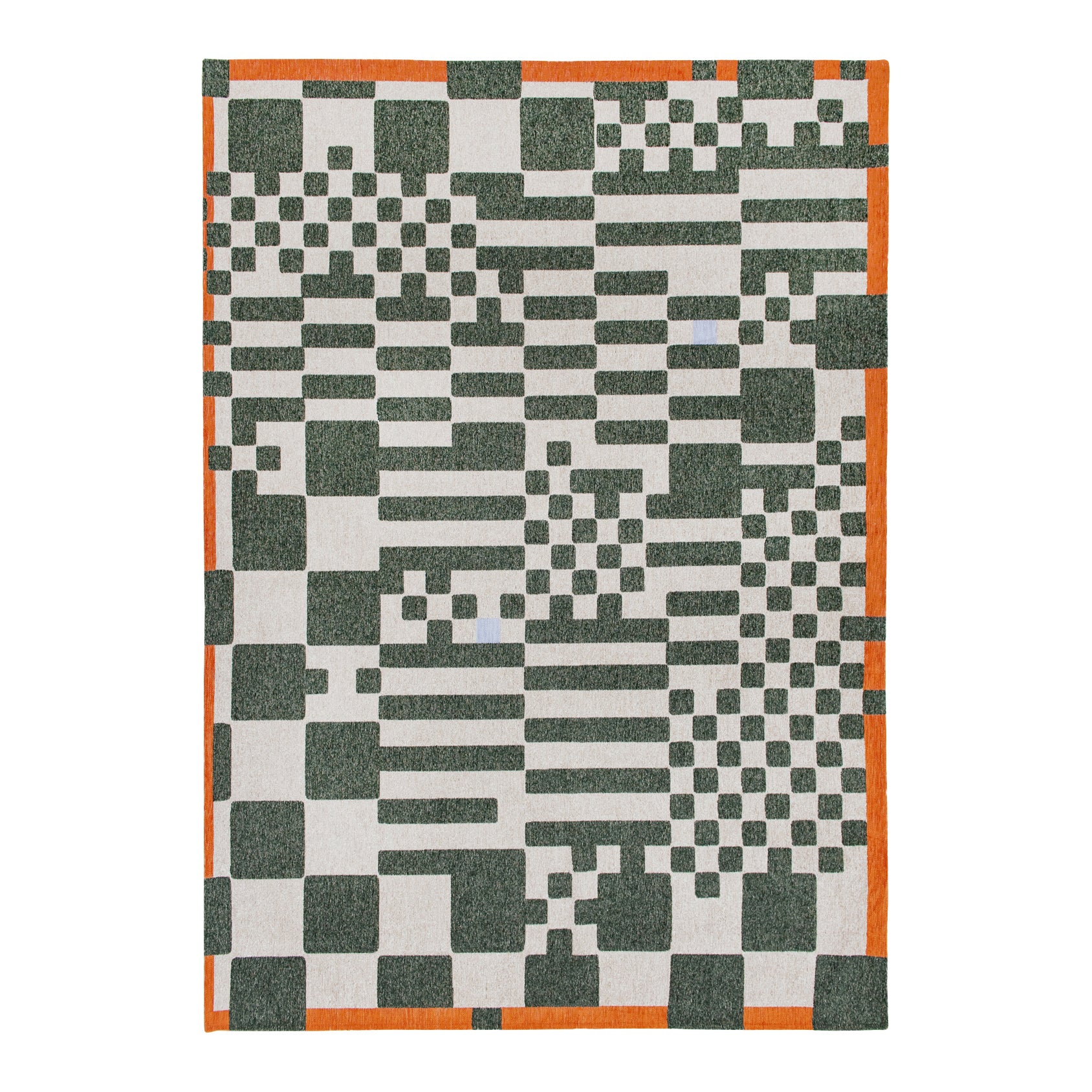 Louis de Poortere Craft Chess Vloerkleed 200 x 280 cm - Deep Green