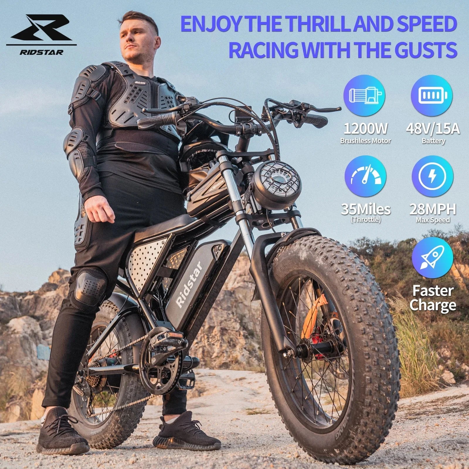 1500W Electric Mountain Bike 48V 20Ah, 20 inch Fat Tires, Shimano 7-Speed, Full Suspension - q20-1500w - Image 15 1500W Electric Mountain Bike 48V 20Ah, 20 inch Fat Tires, Shimano 7-Speed, Full Suspension - q20-1500w - Image 15