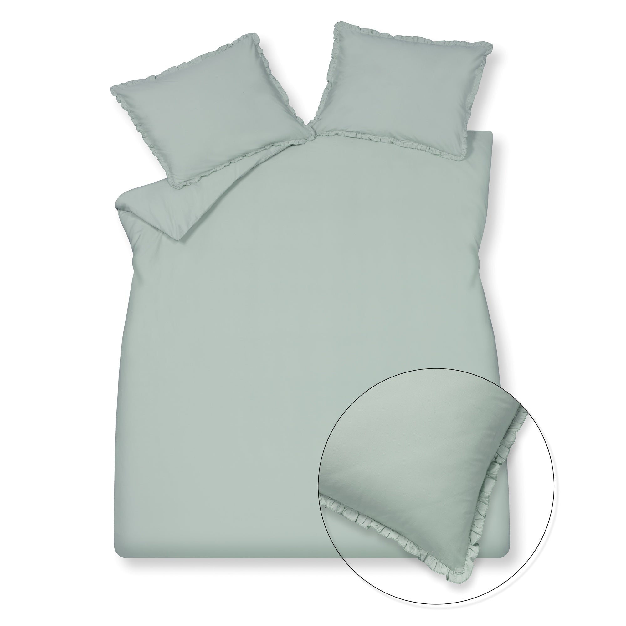 Pure 83 Dekbedovertrek Pearl Blue   240 x 200 220 cm   Blauw   Katoen
