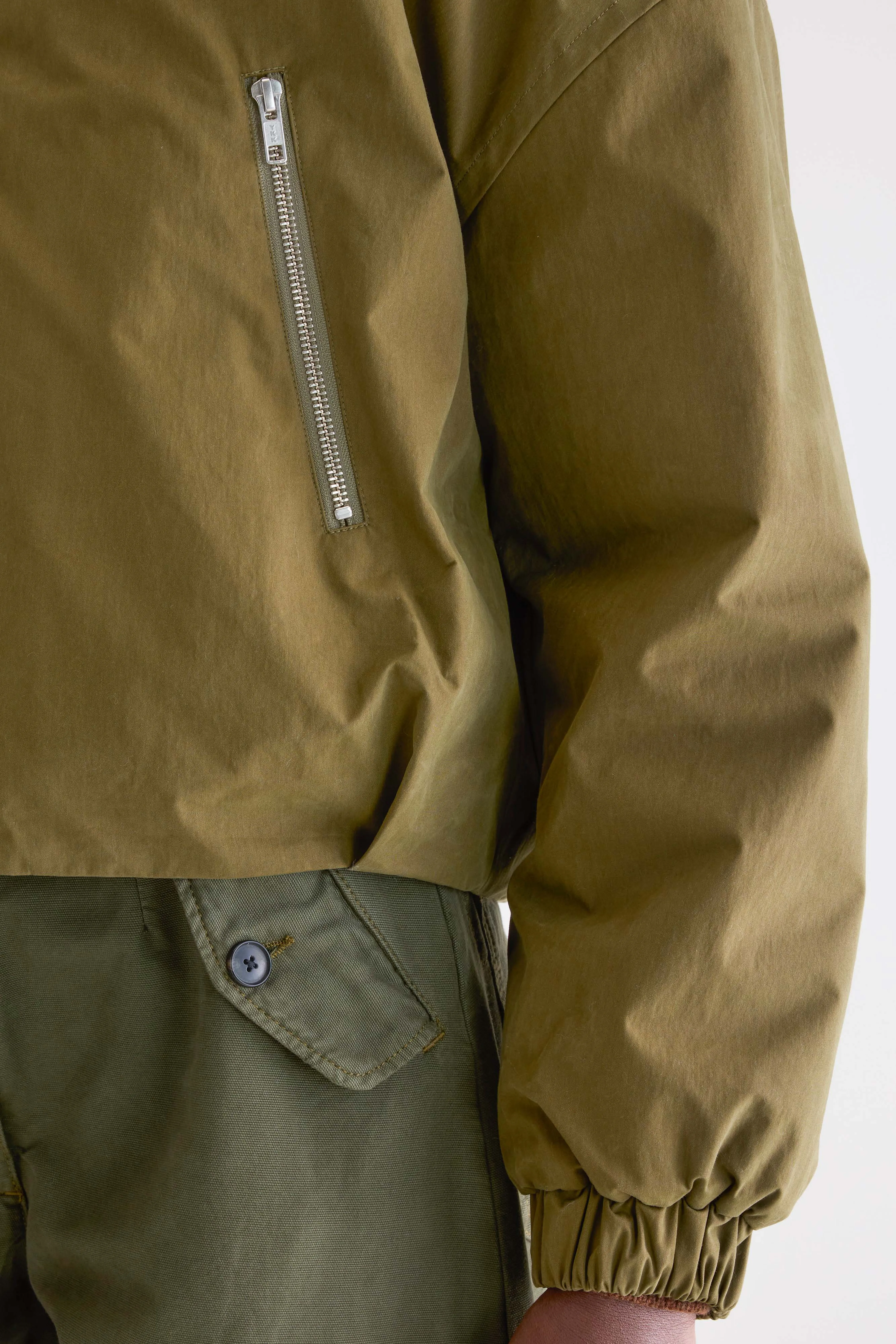 Bellerose Herna cropped jacket (252 / W / MILITARY)