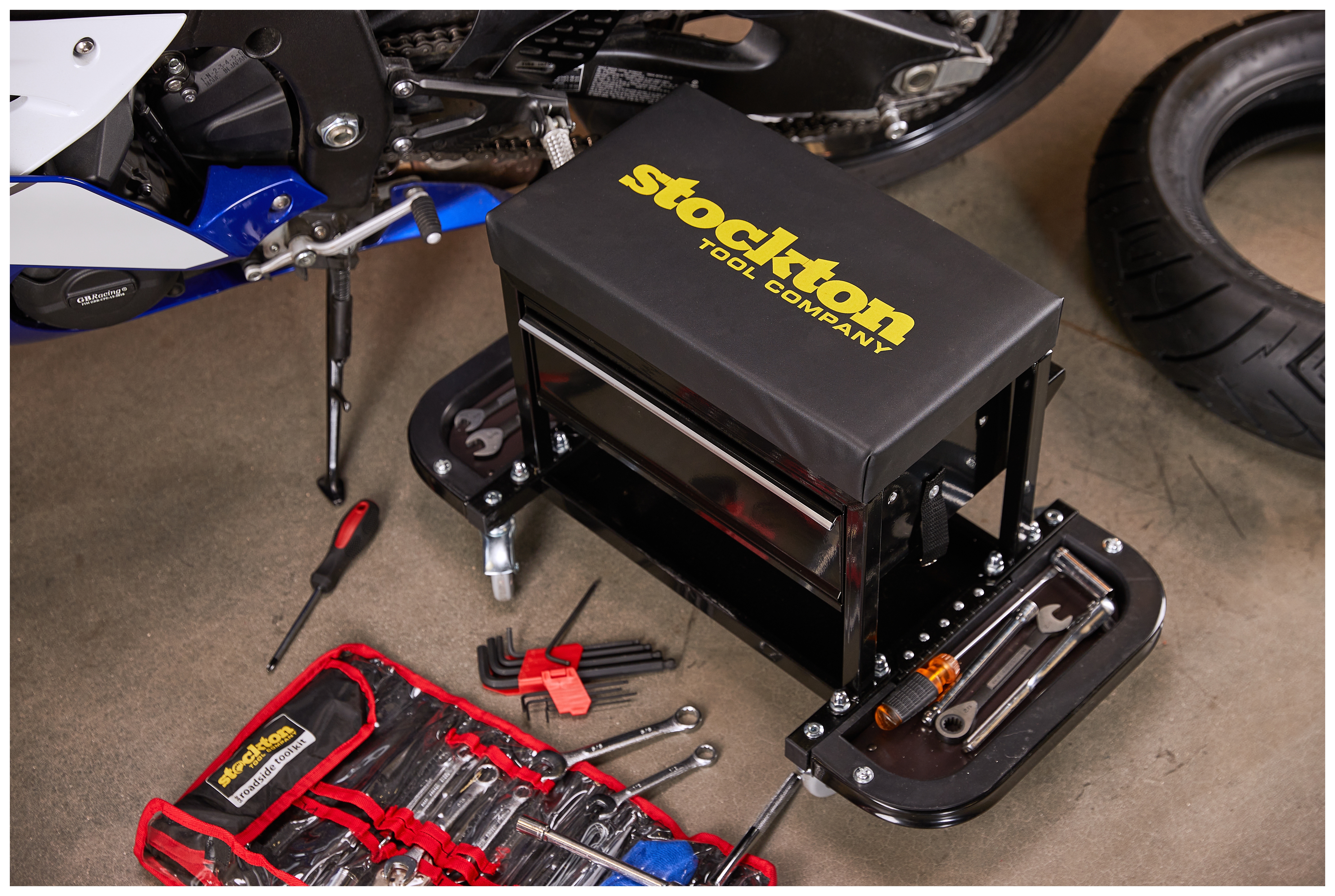 SportsBikeShop Stockton Roller Seat With Tool Box