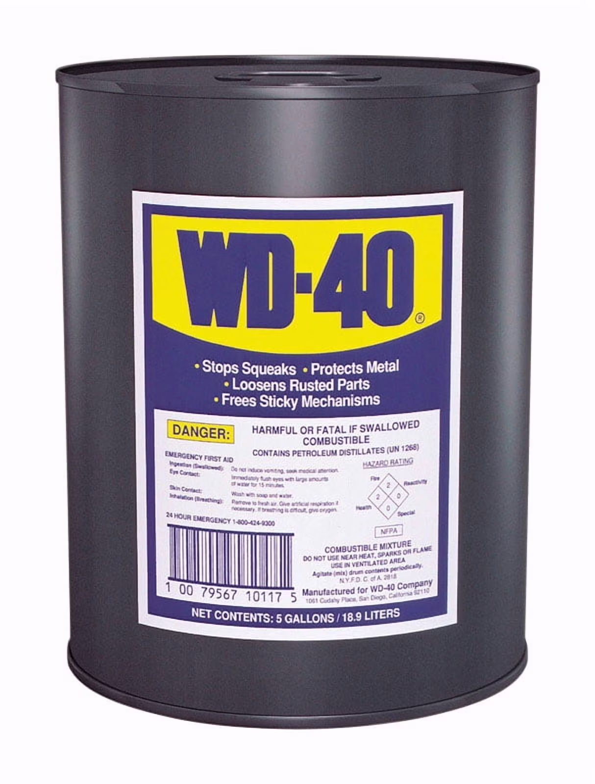 WD-40 5 Gal. Liquid Multi-Purpose Lubricant 49012