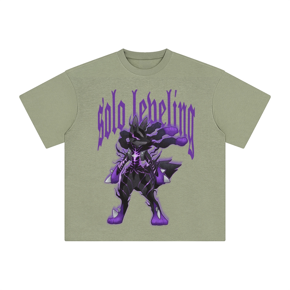 Unisex Anime Inspired Washed  Vintage T-Shirt