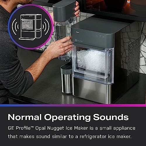 GE Profile Opal 2.0 XL with 1 Gallon Tank Chewable Crunchable Countertop Nugget Ice Maker